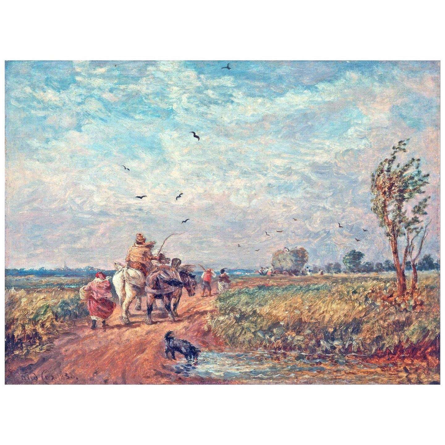  David Cox. Going to the Hayfield. 1853. Yale Center for British Art