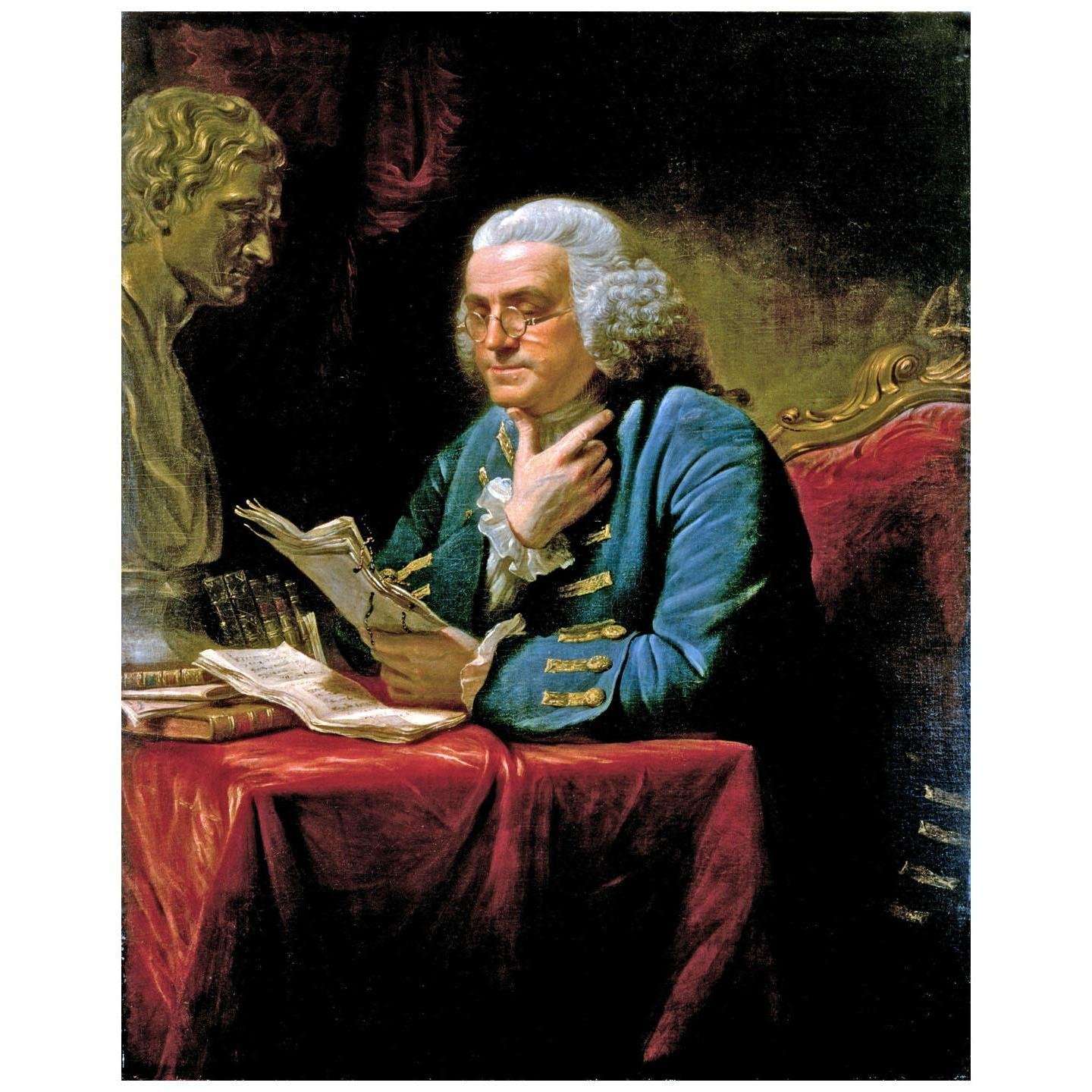  David Martin. Benjamin Franklin. 1767. White House Washington