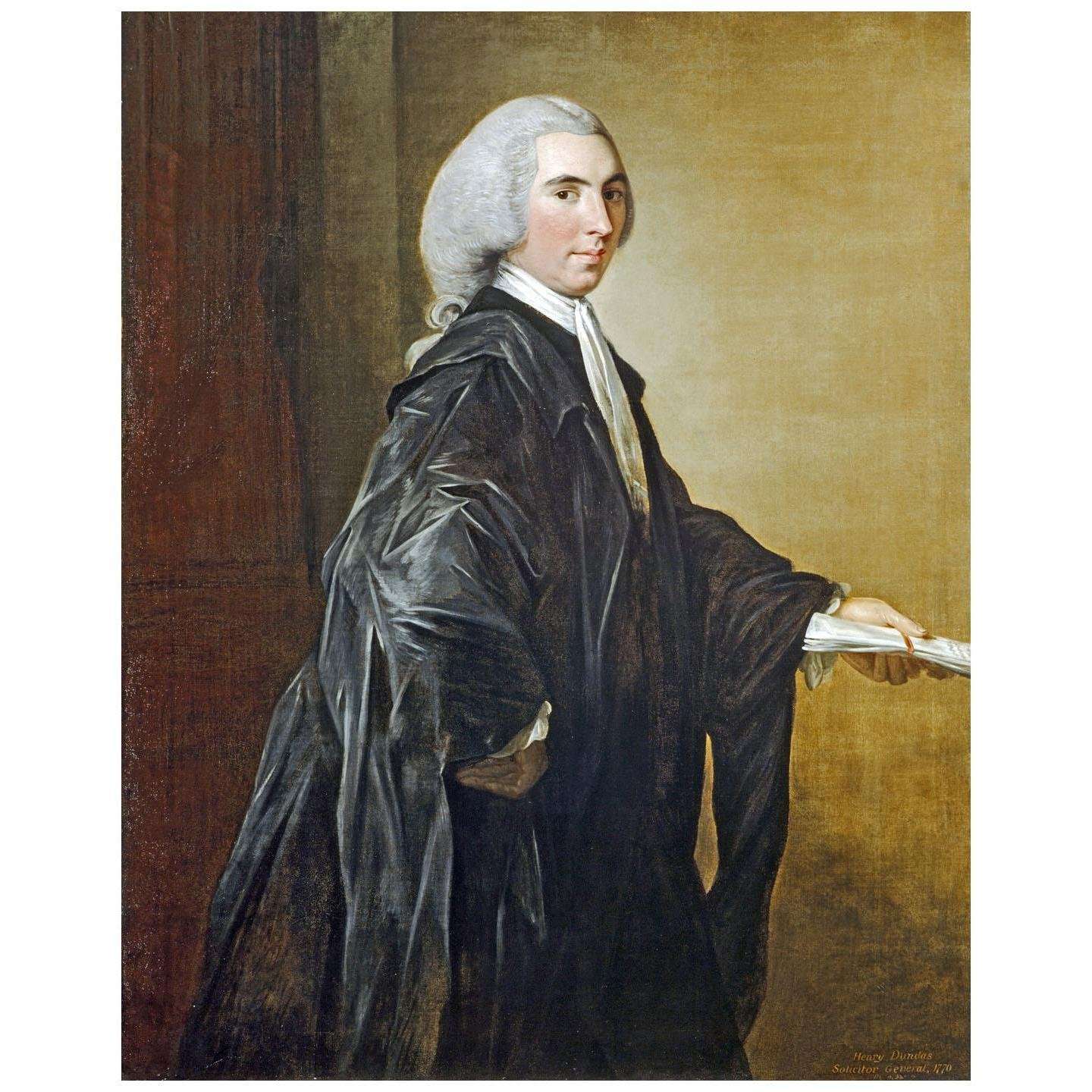  David Martin. Henry Dundas, Viscount Melville. 1770. Private collection