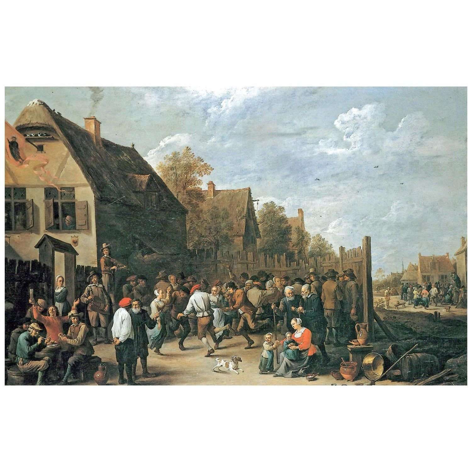  David Teniers II. Village Festival. 1645. Kunsthalle Karlsruhe