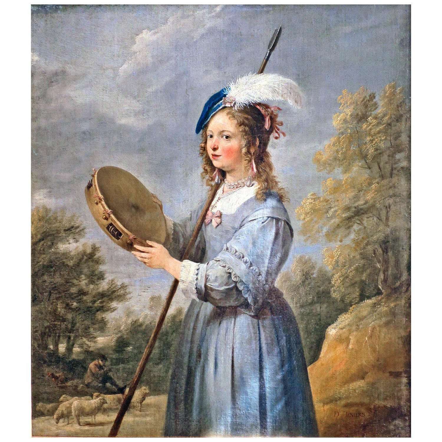  David Teniers II. Shepherdess. 1655. Hermitage St Petersburg