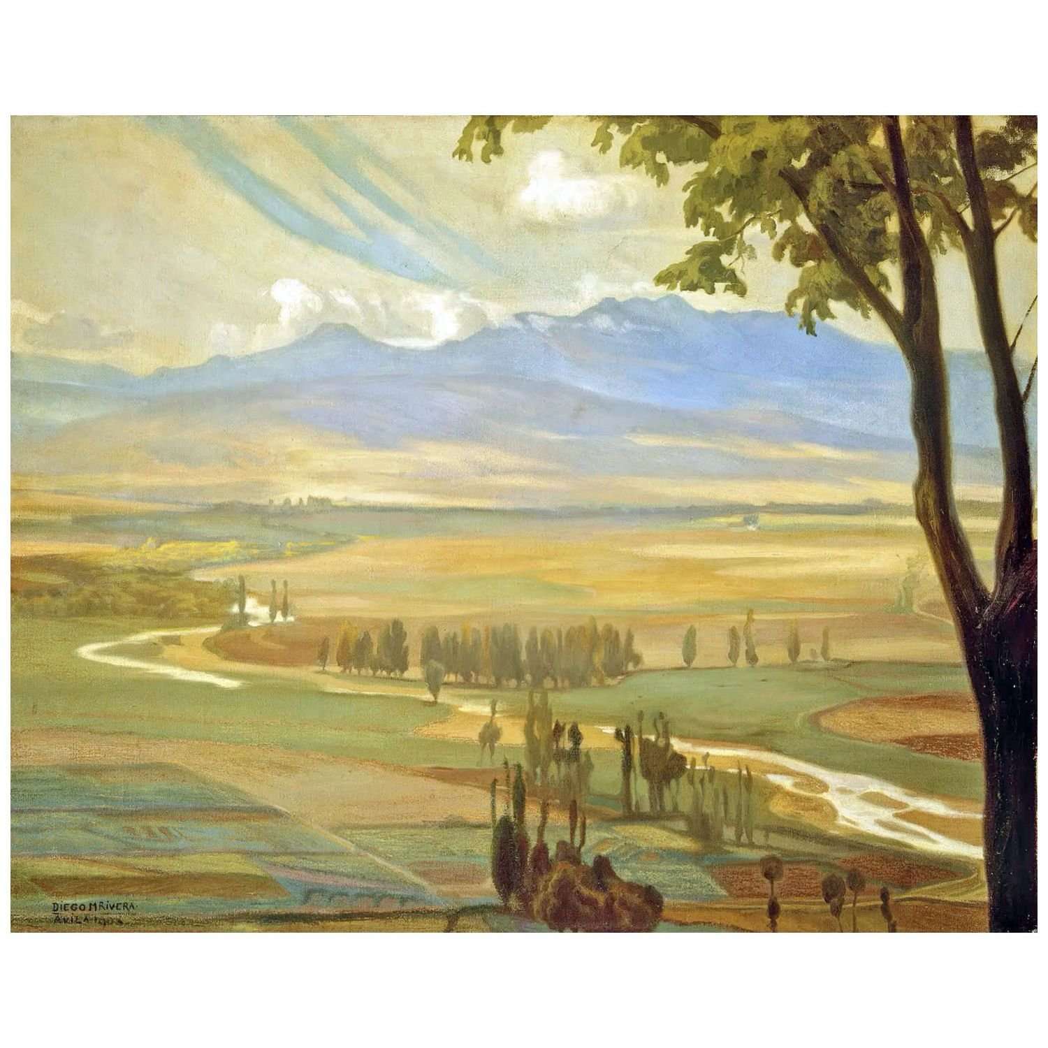  Diego Rivera. Morning at Avilla. 1908. National Art Museum Mexico