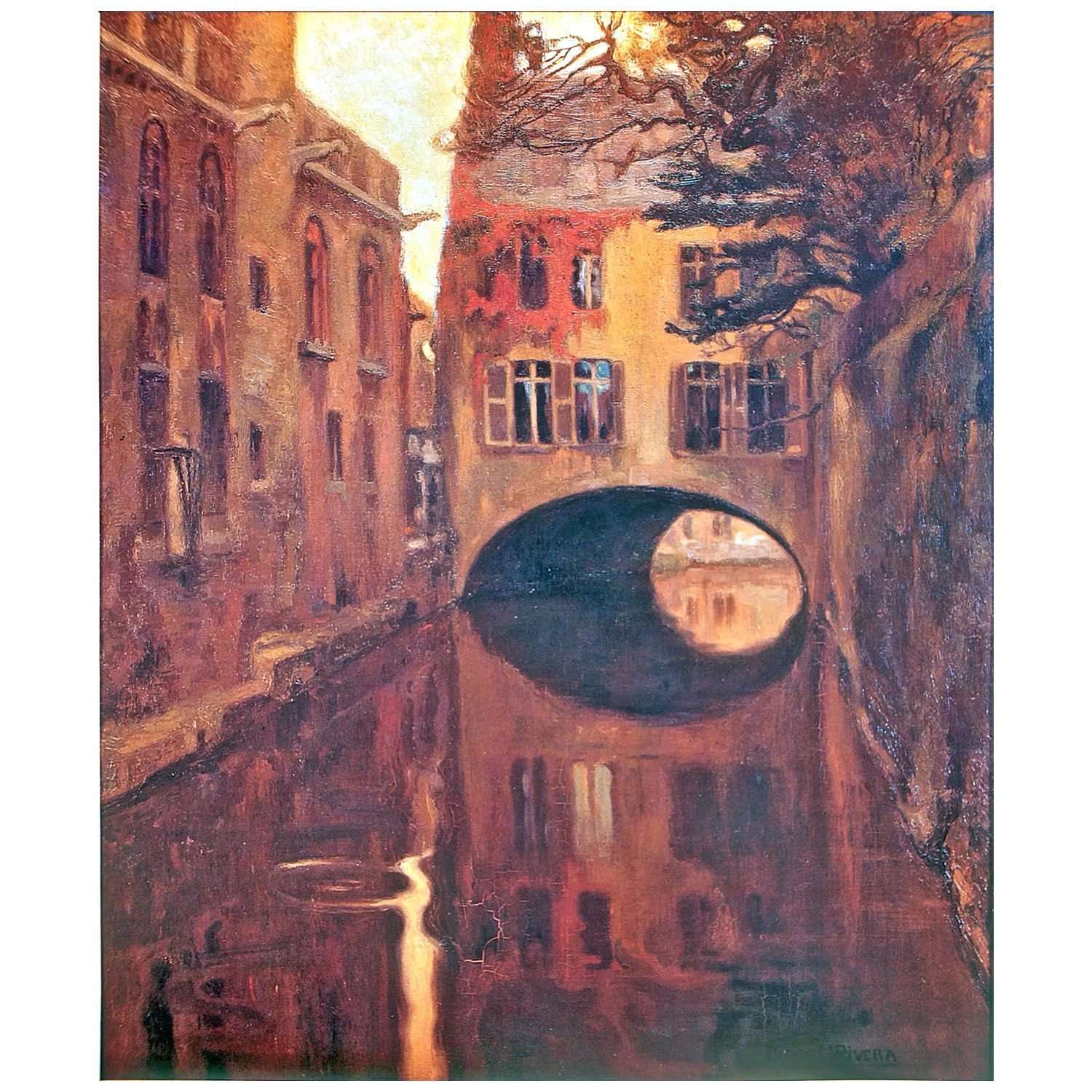  Diego Rivera. The Bridge House. 1909. National Art Museum Mexico