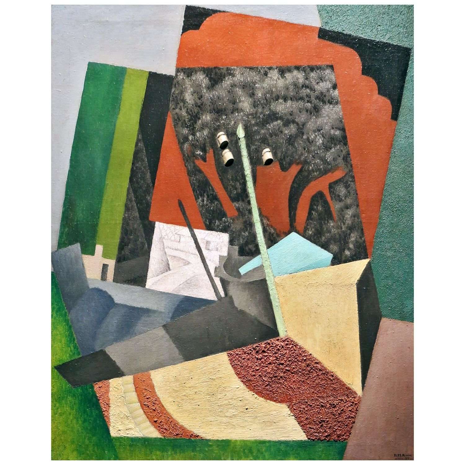  Diego Rivera. The Telegraph Pole. 1916. Museo Dolores Olmedo