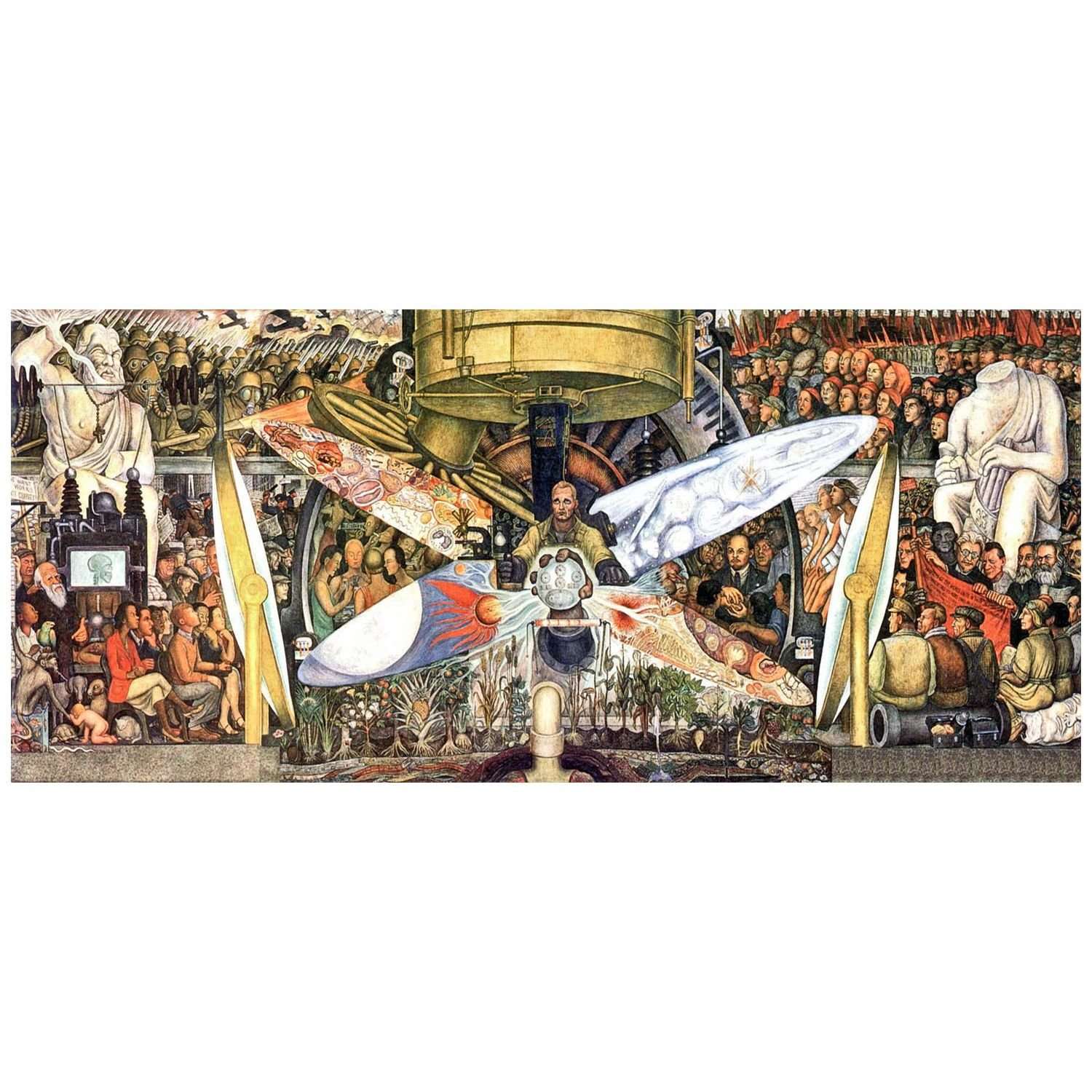  Diego Rivera. Man in the Crossroads. 1934. Mexico City. Palacio de Bellas Artes