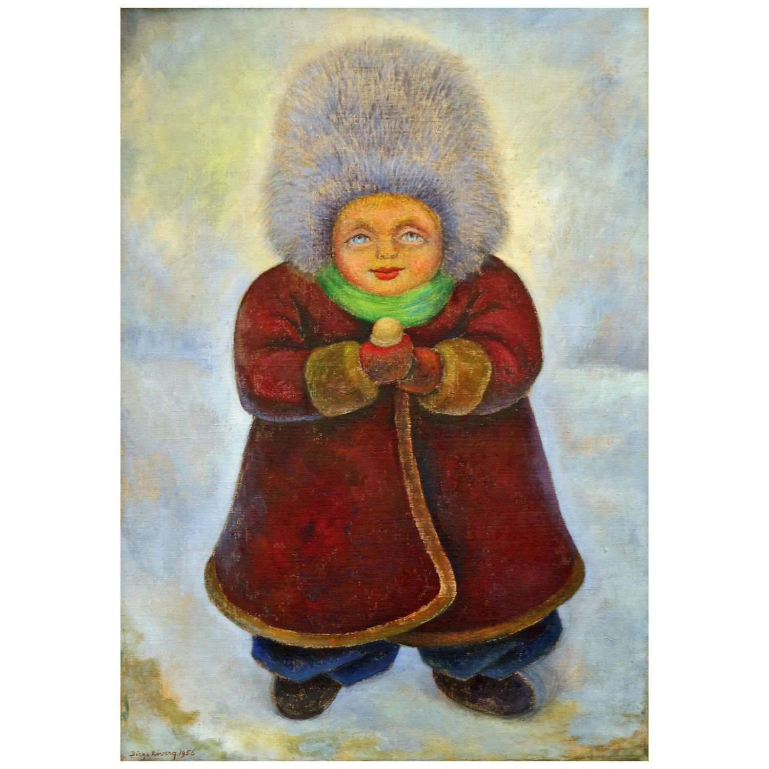  Diego Rivera. Sputnik Boy. 1955. Museo Dolores Olmedo