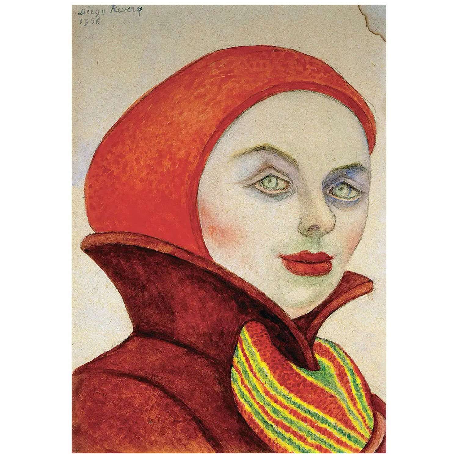  Diego Rivera. Russian Nurse. 1955. Museo Dolores Olmedo