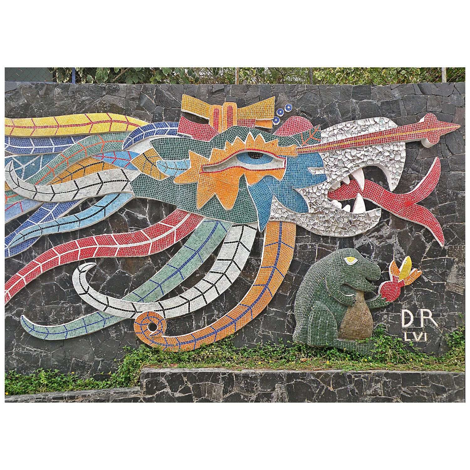  Diego Rivera. Mosaic mural in the House of Dolores Olmedo, Acapulco. 1957