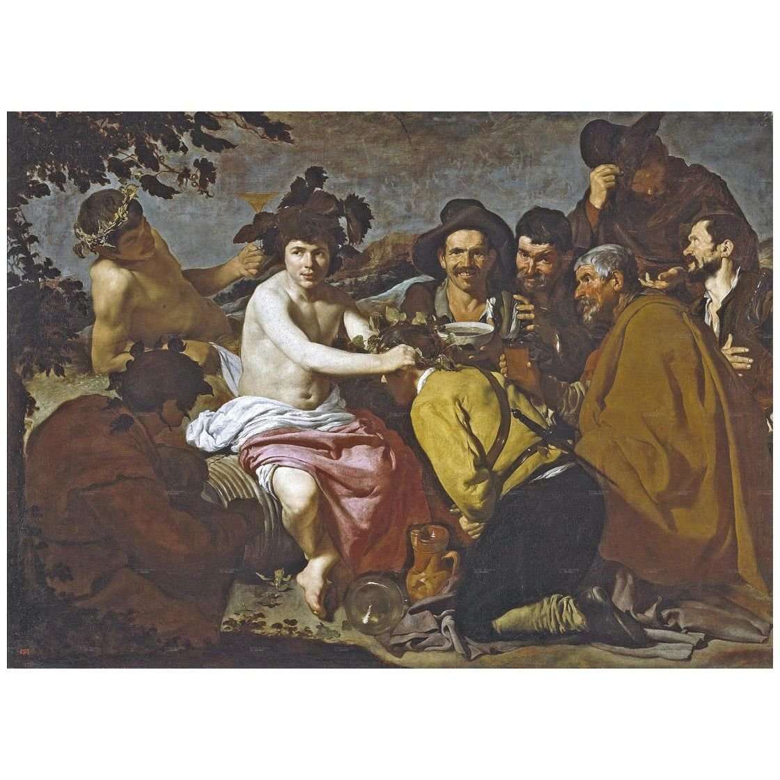  Diego Velazquez. El triunfo de Baco. 1628-1629. Museo del Prado Madrid
