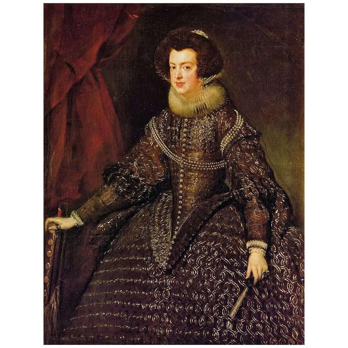  Diego Velazquez. Isabel de Borb?n. 1632. Kunsthistorische Museum Wien