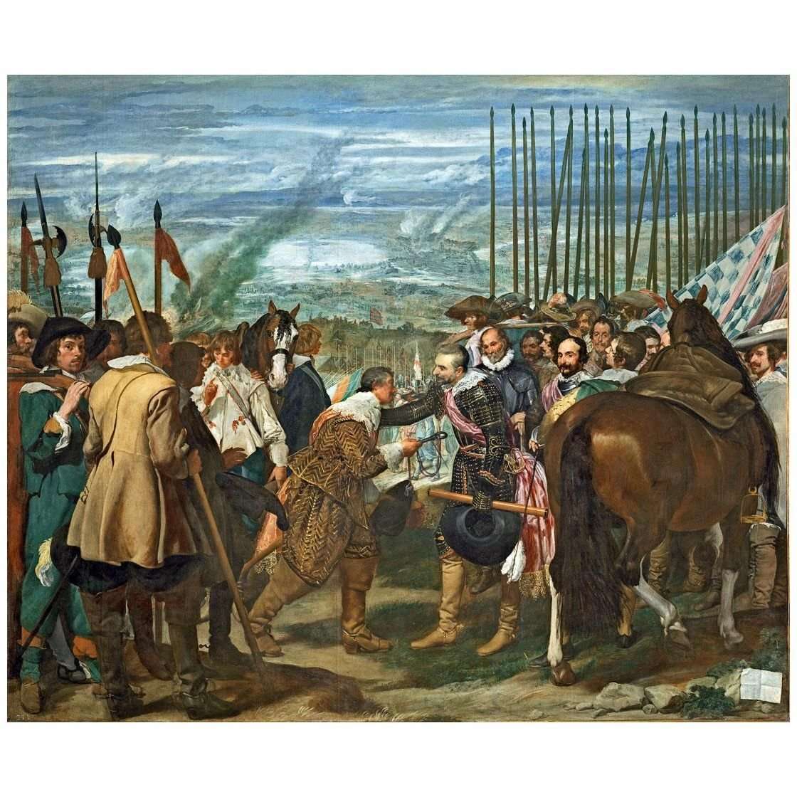  Diego Velazquez. La rendici?n de Breda. 1634-1635. Museo del Prado Madrid