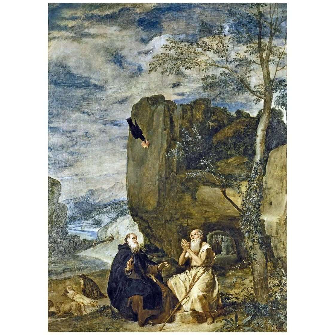  Diego Velazquez. San Antonio y San Pablo. 1634. Museo del Prado Madrid