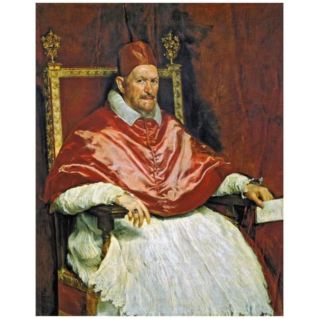  Diego Velazquez. Retrato de Inocencio X. 1650. Galleria Doria Pamphilj Roma