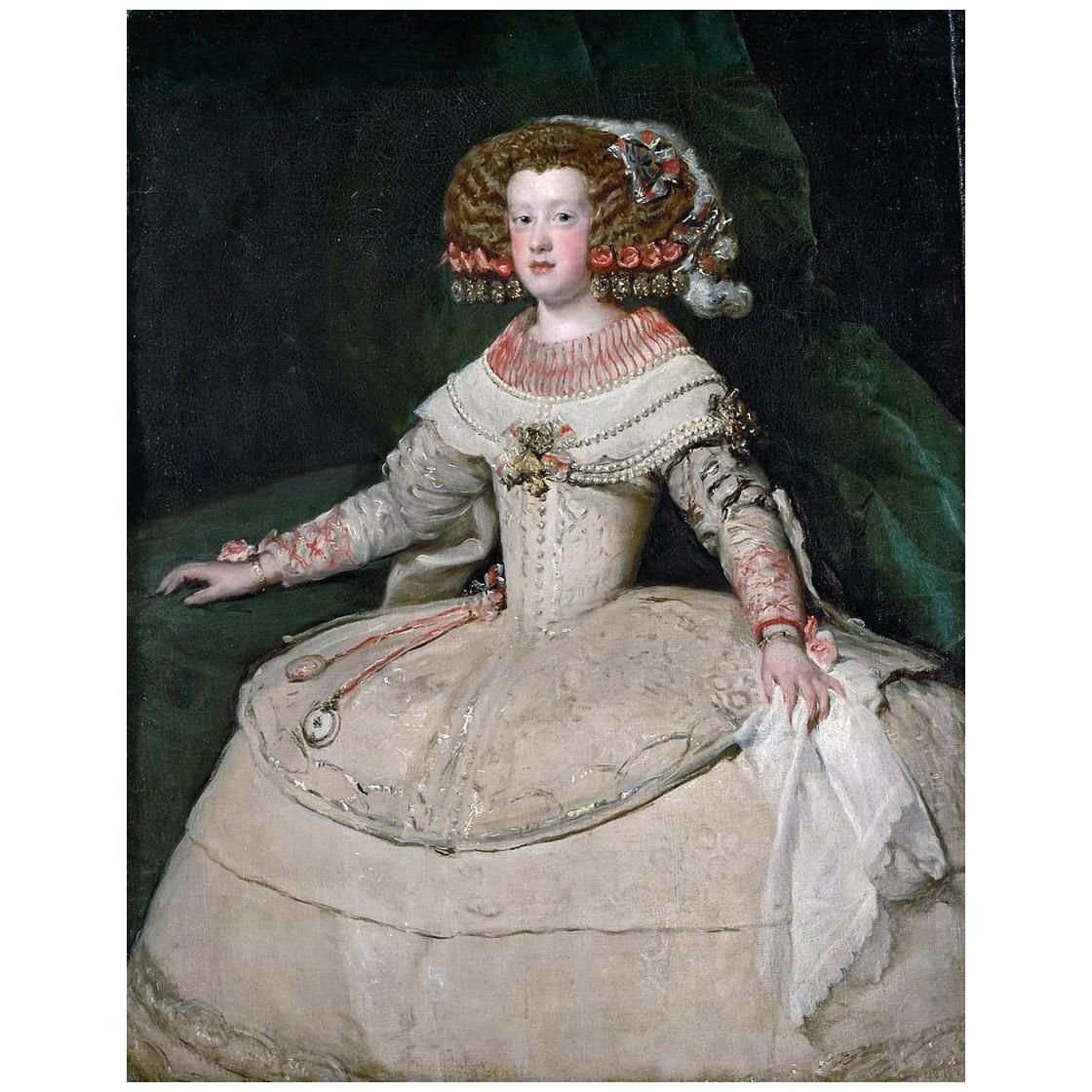  Diego Velazquez. La infanta Mar?a Teresa. 1652-1653. Kunsthistorische Museum Wien