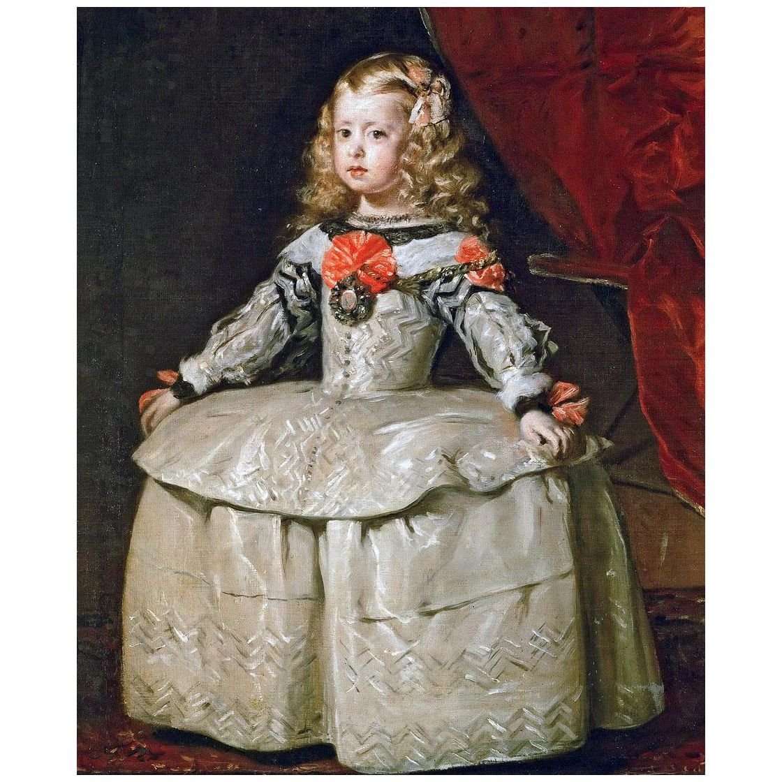  Diego Velazquez. La infanta Margarita. 1656. Kunsthistorische Museum Wien