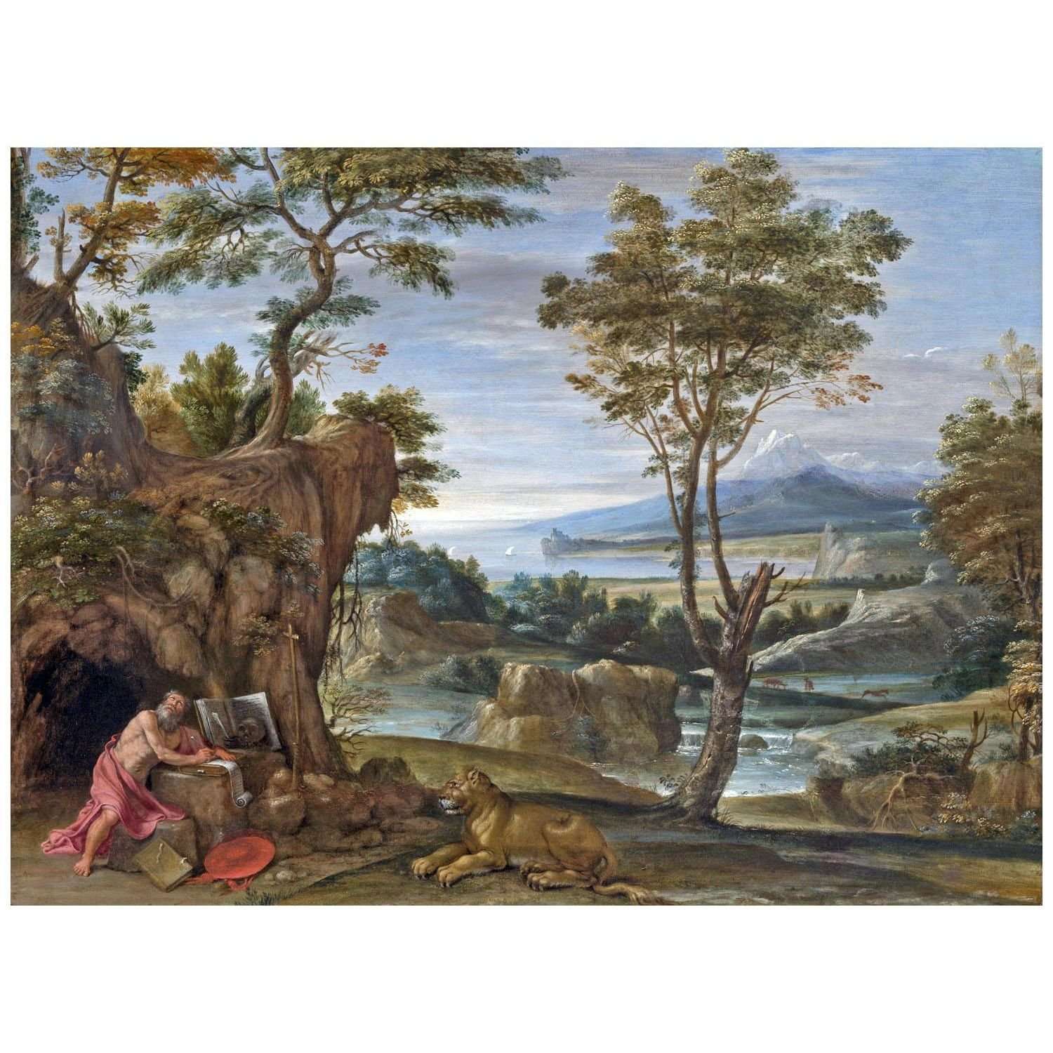  Domenichino. Paesaggio con San Girolamo. 1610. Kelvingrove Museum Glasgow