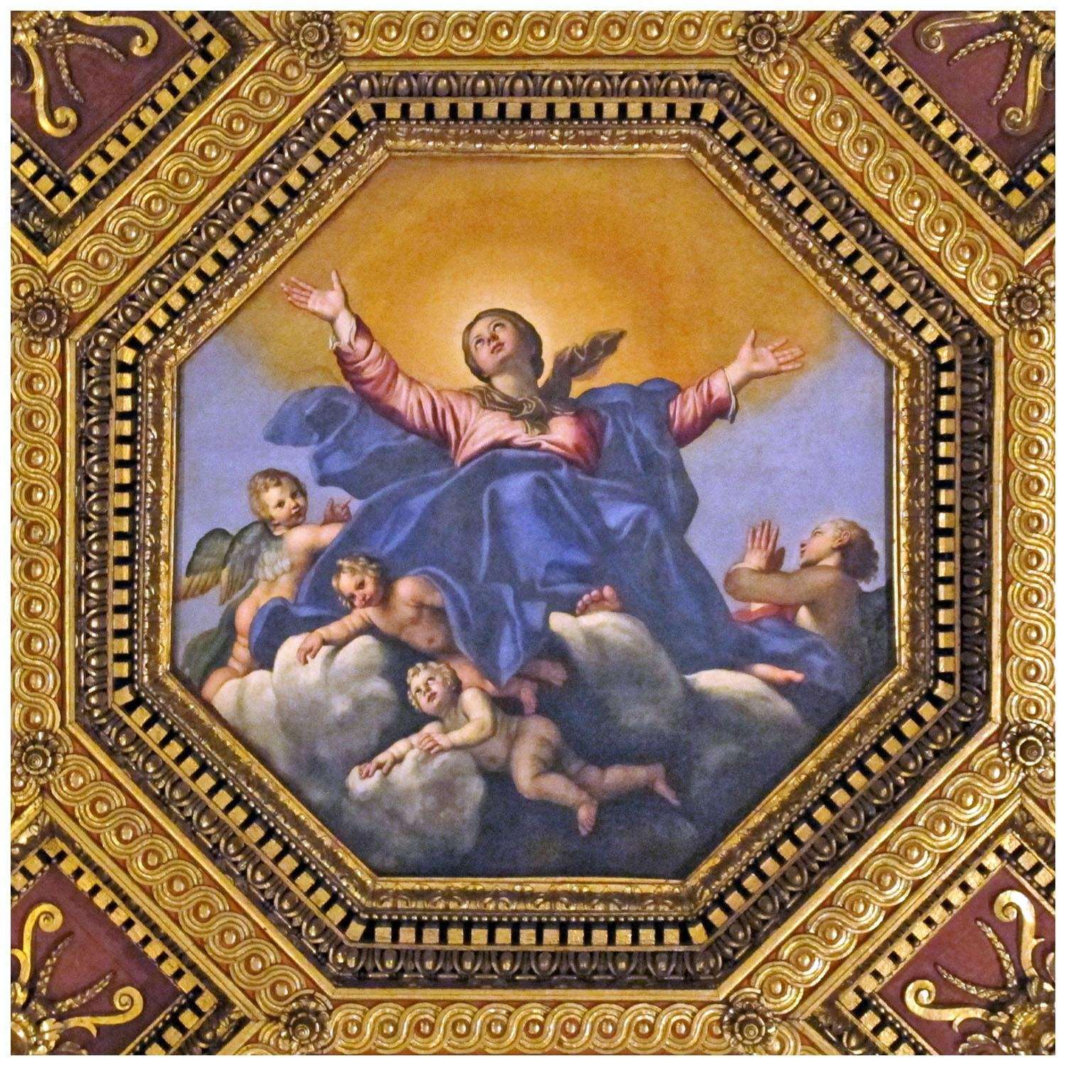  Domenichino. Assunzione. 1613. Chiesa di Santa Maria in Trastevere, Roma