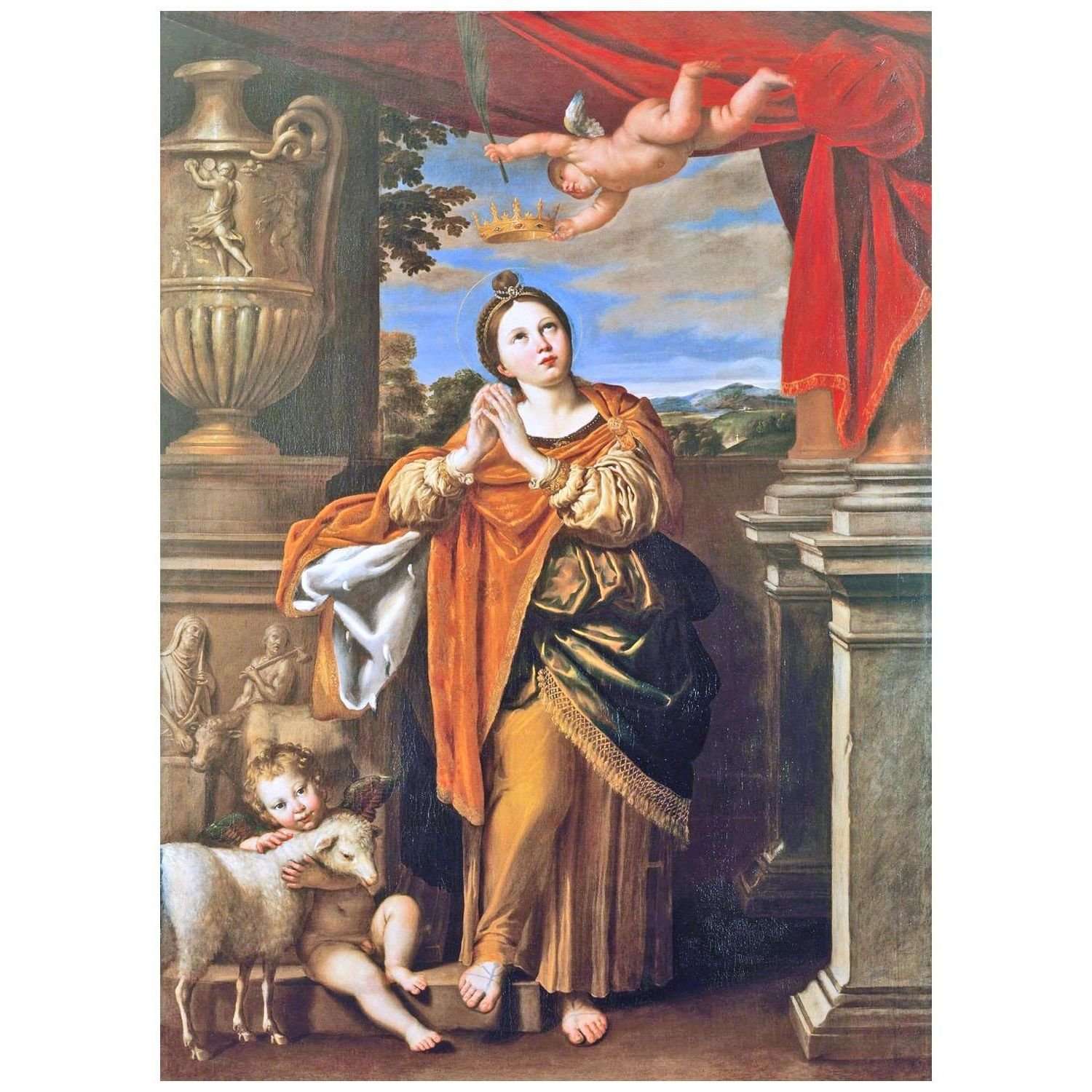 Domenichino. Santa Agnese. 1620. Royal collection, Windsor Castle
