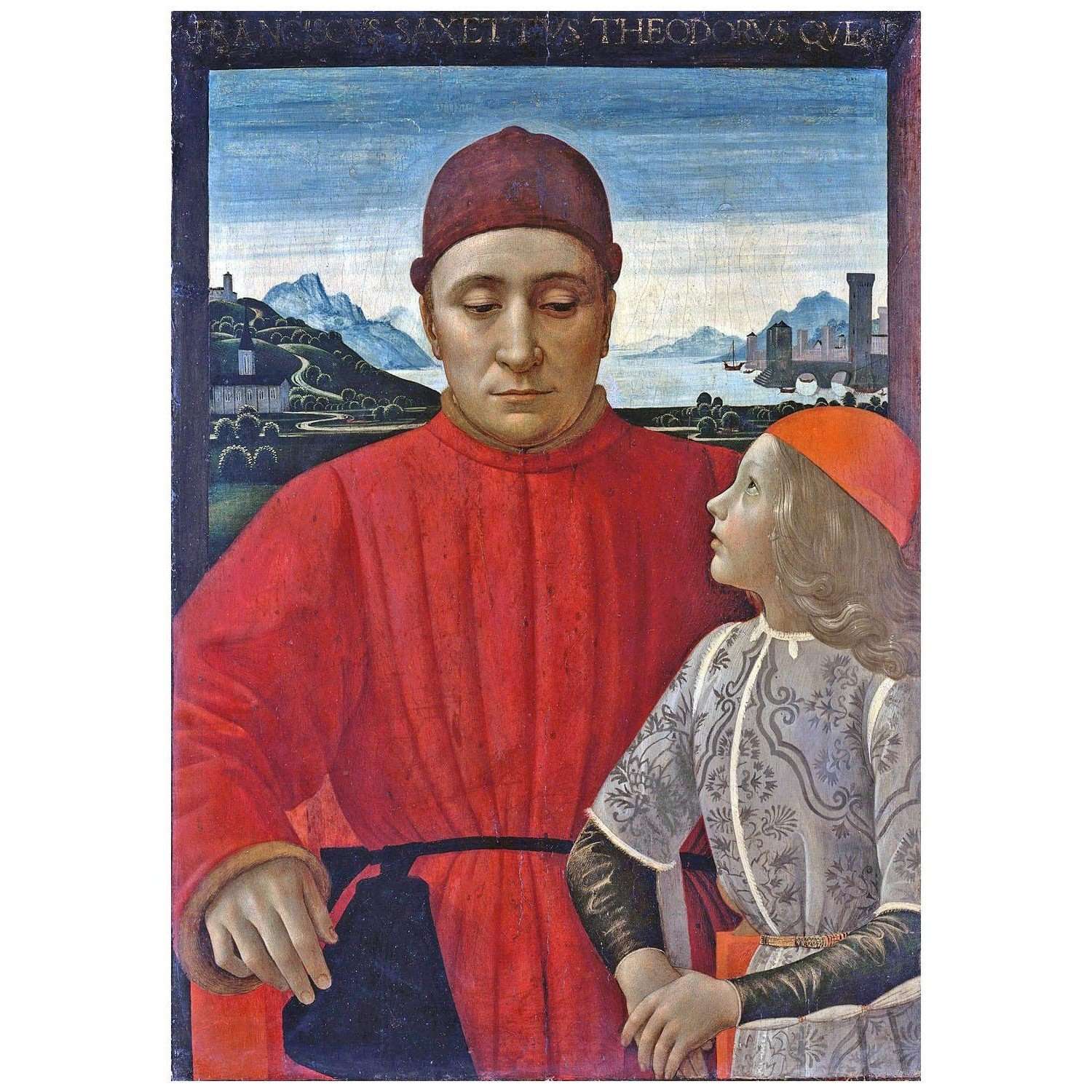  Ghirlandaio. Francesco Sassetti con il figlio. 1488. Metropolitan Museum NY