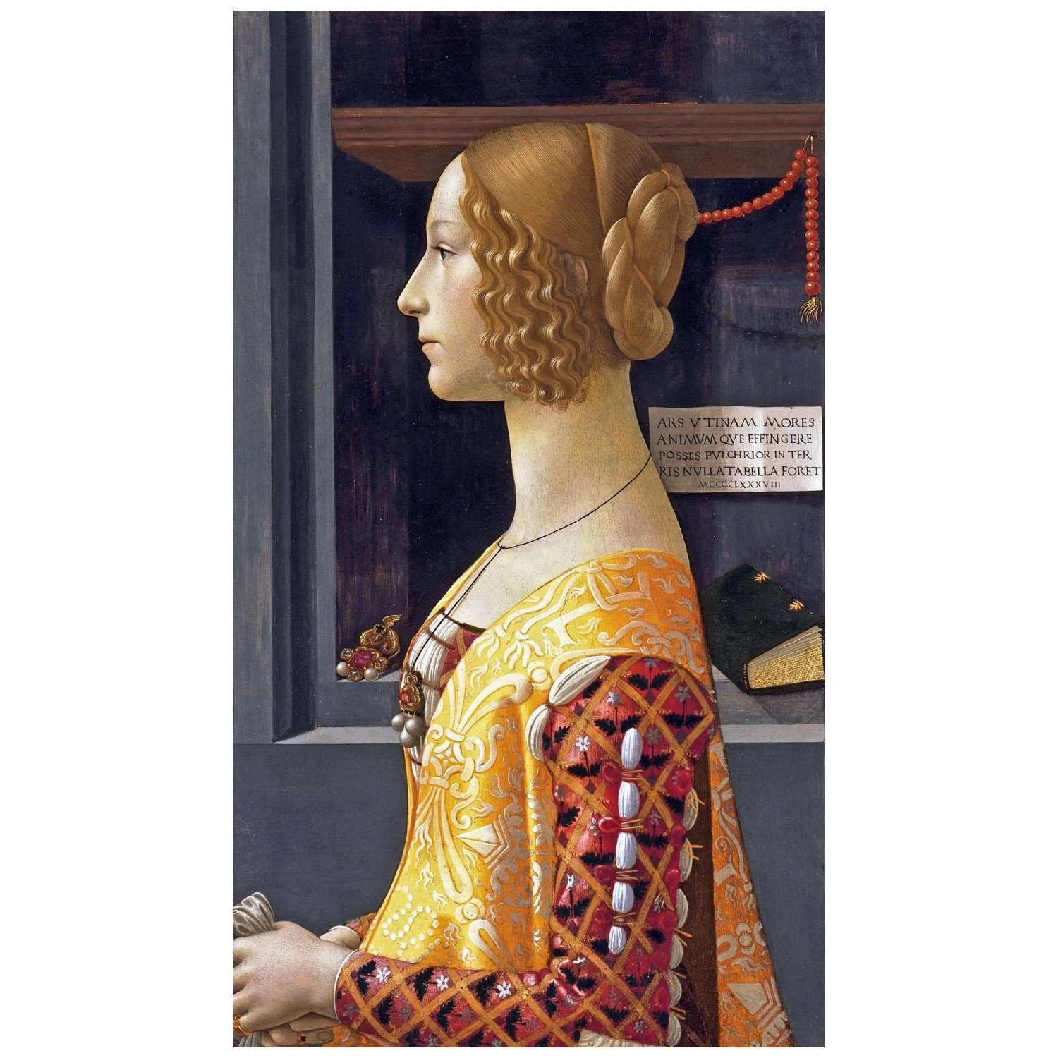  Ghirlandaio. Giovanna Tornabuoni. 1489. Museo Thyssen-Bornemisza Madrid