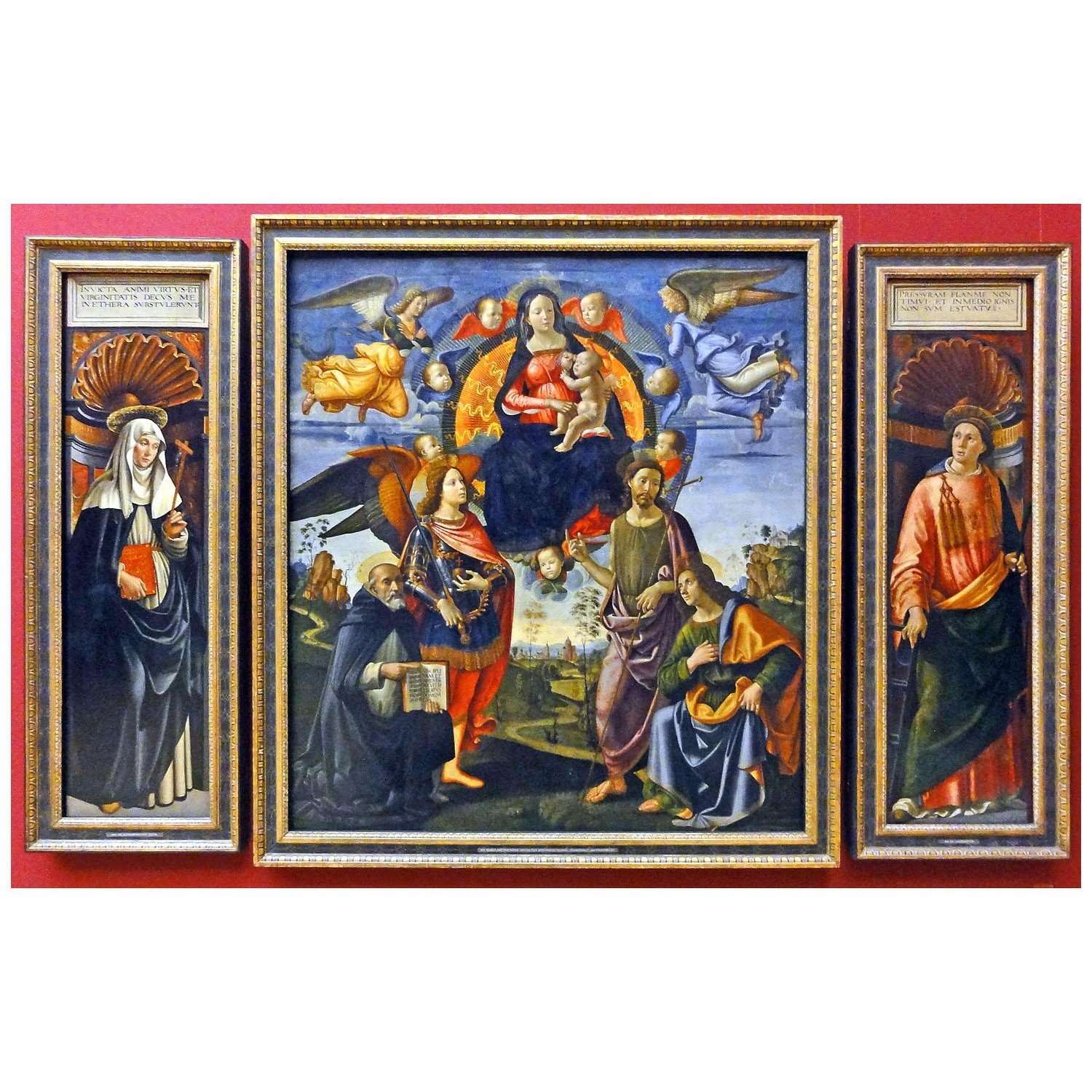  Ghirlandaio. Pala Tornabuoni. 1494. Alte Pinakothek Munchen
