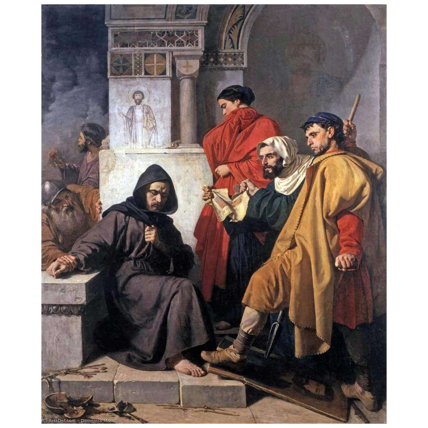  Domenico Morelli. Gli iconoclasti. 1851. Museo di Capodimonte Napoli