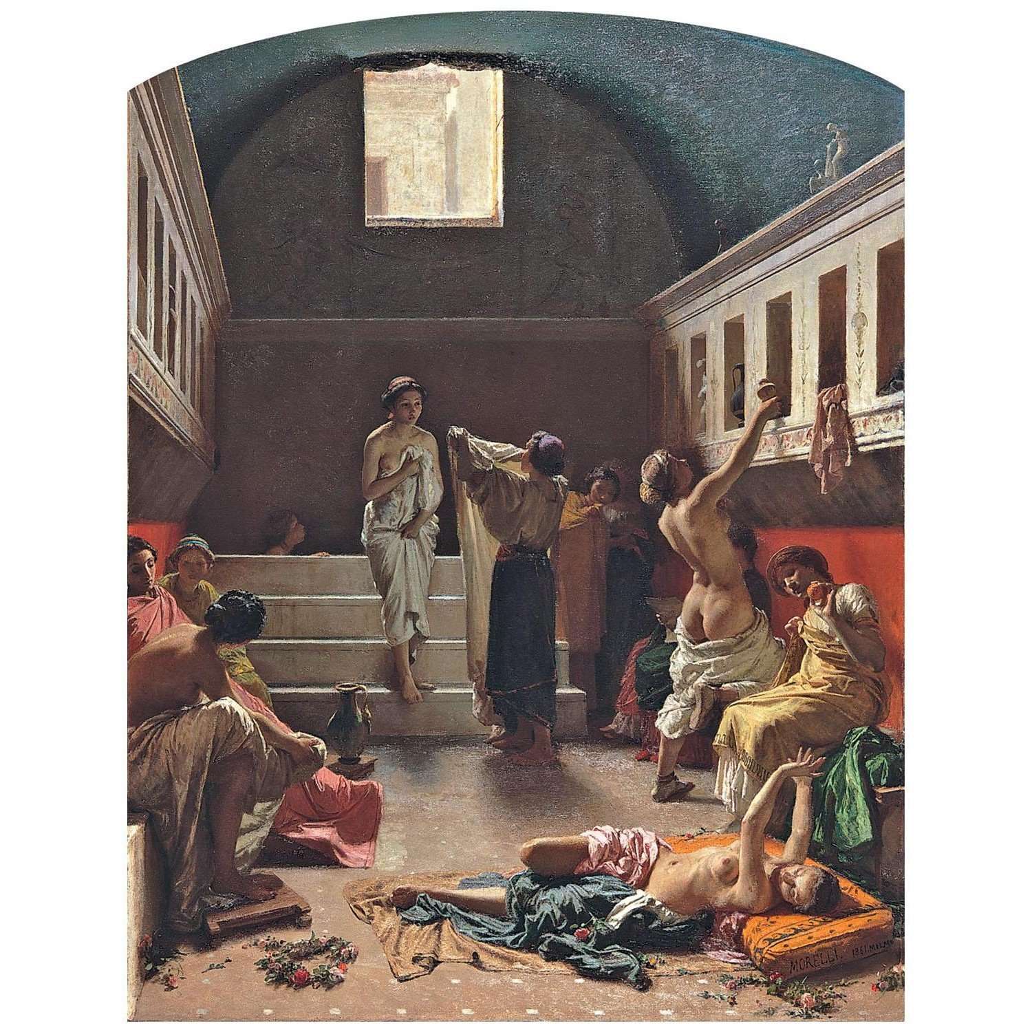  Domenico Morelli. Bagno Pompeniano. 1857. Museo Ottocento Bologna