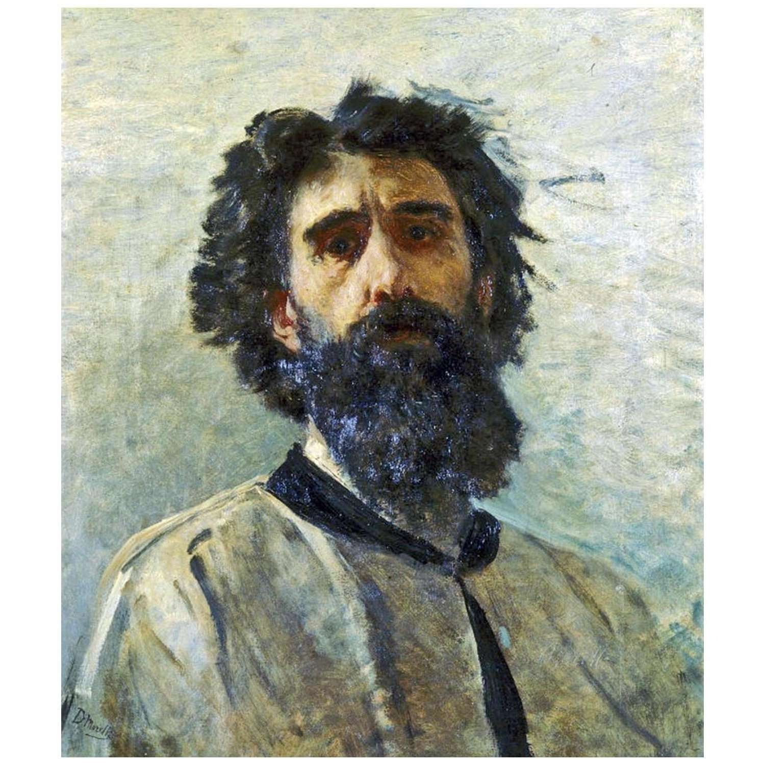  Domenico Morelli. Autoritratto. 1860. Galleria degli Uffizi