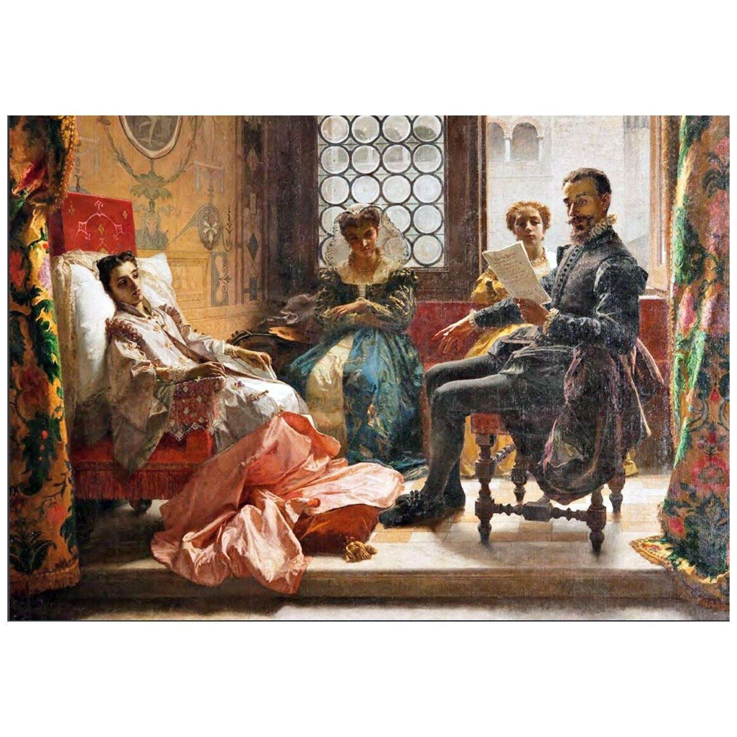 Domenico Morelli. Tarquato Tasso. 1861 GNAM Roma