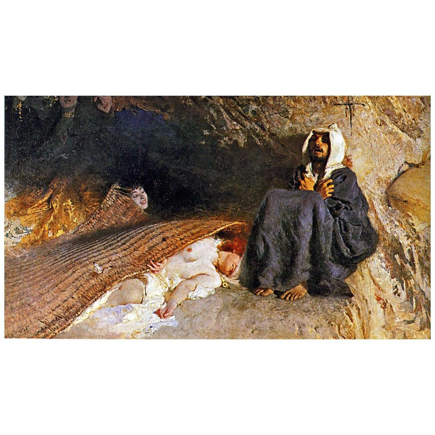  Domenico Morelli. Le tentazioni di Sant'Antonio. 1878. GNAM Roma
