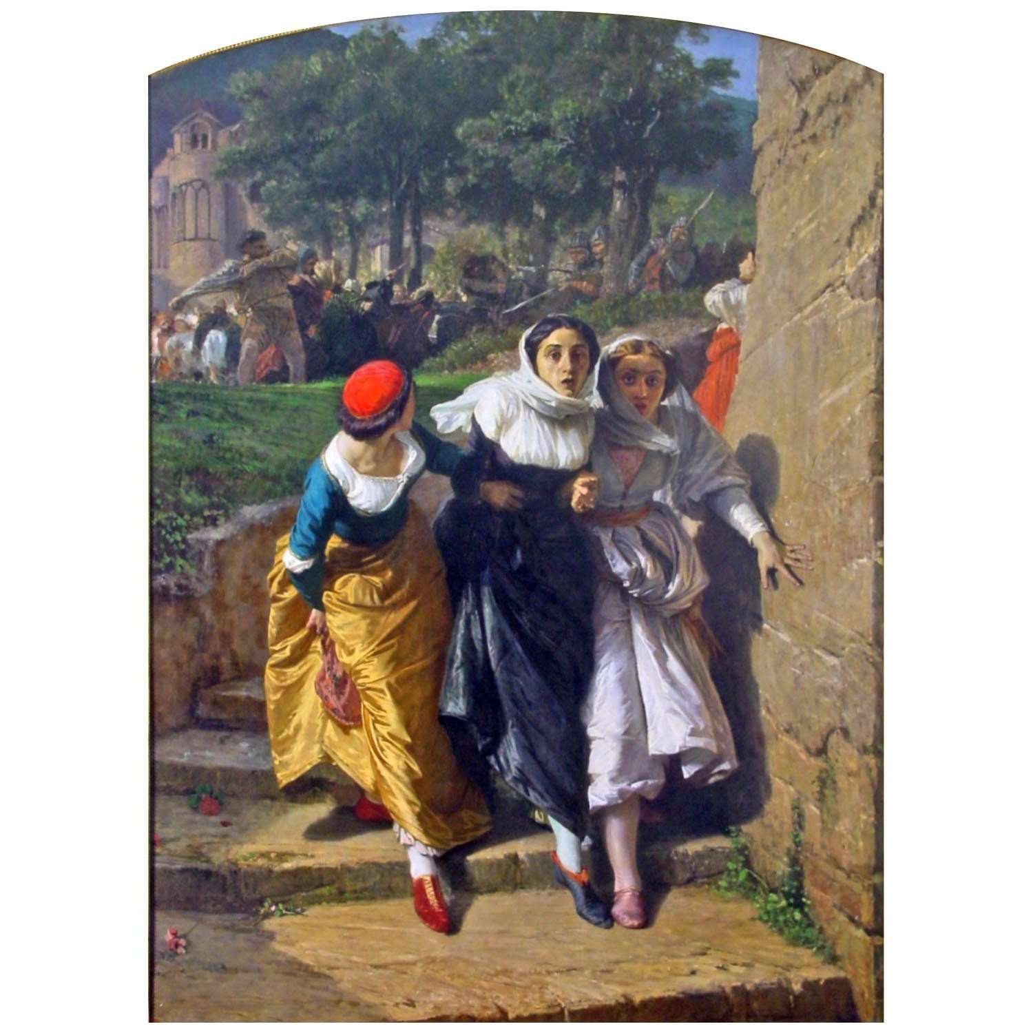  Domenico Morelli. I vespri siciliani. 1880. Museo di Capodimonte Napoli