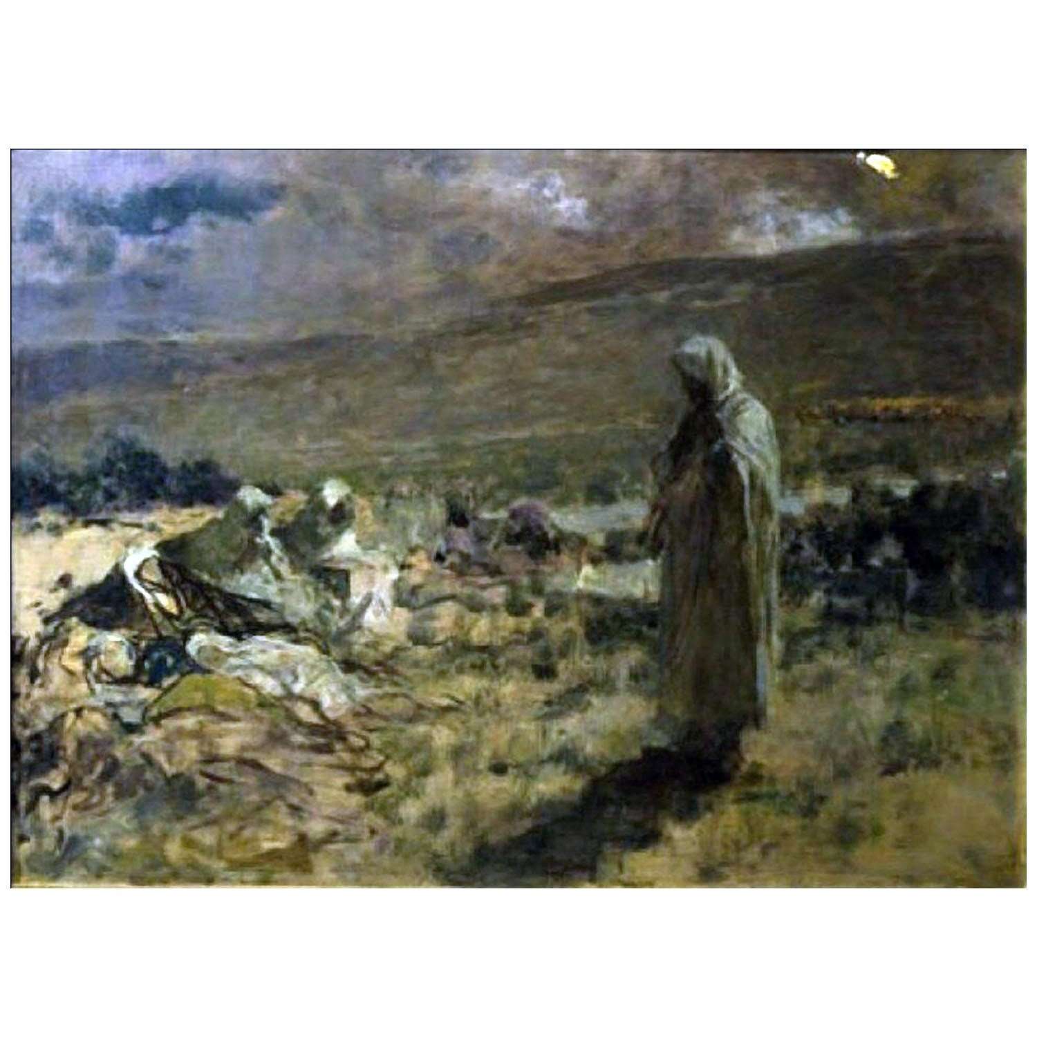  Domenico Morelli. Cristo che veglia gli apostolic. 1900. GNAM Roma