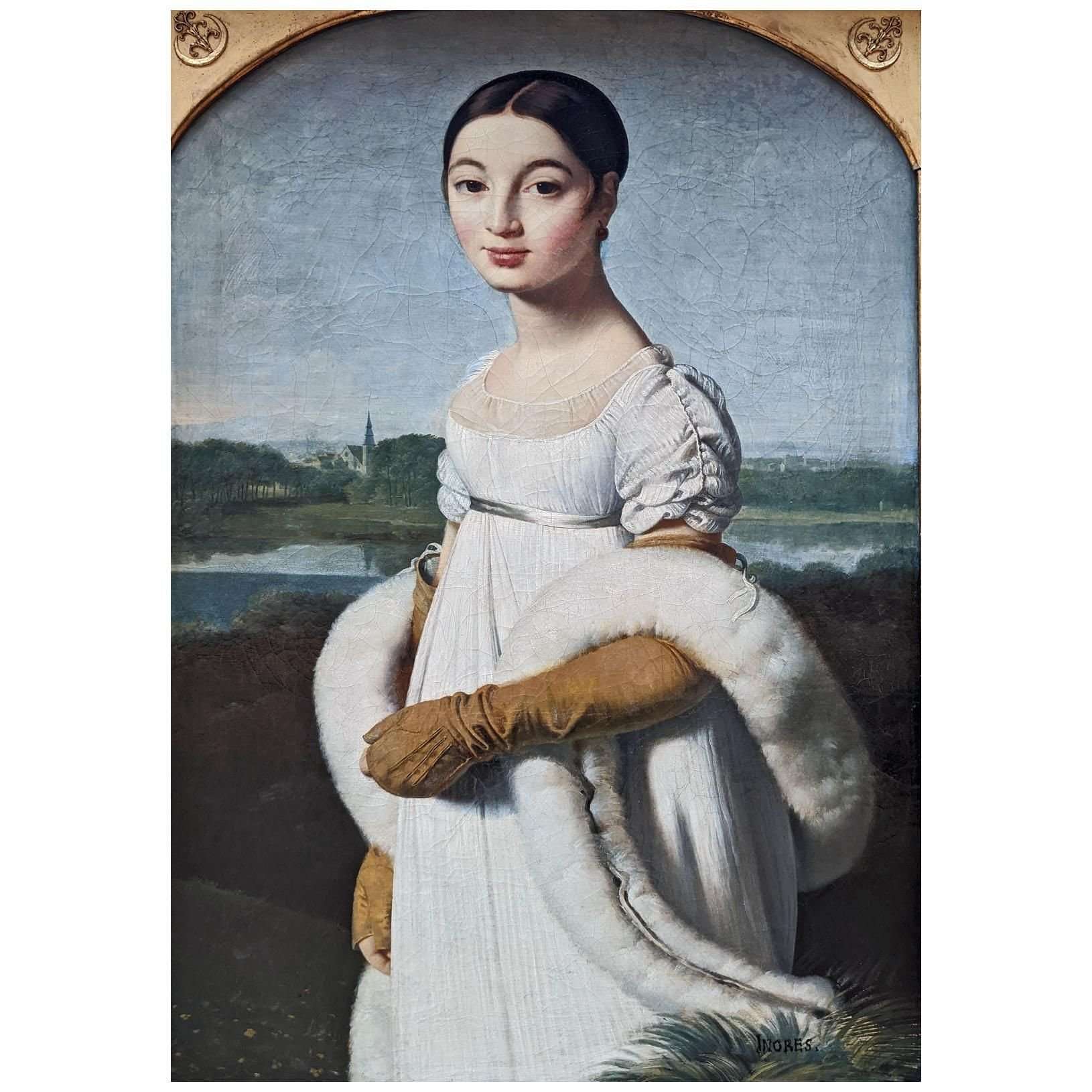    Dominique Ingres. Mademoiselle Caroline Rivi?re. 1806. Musee du Louvre