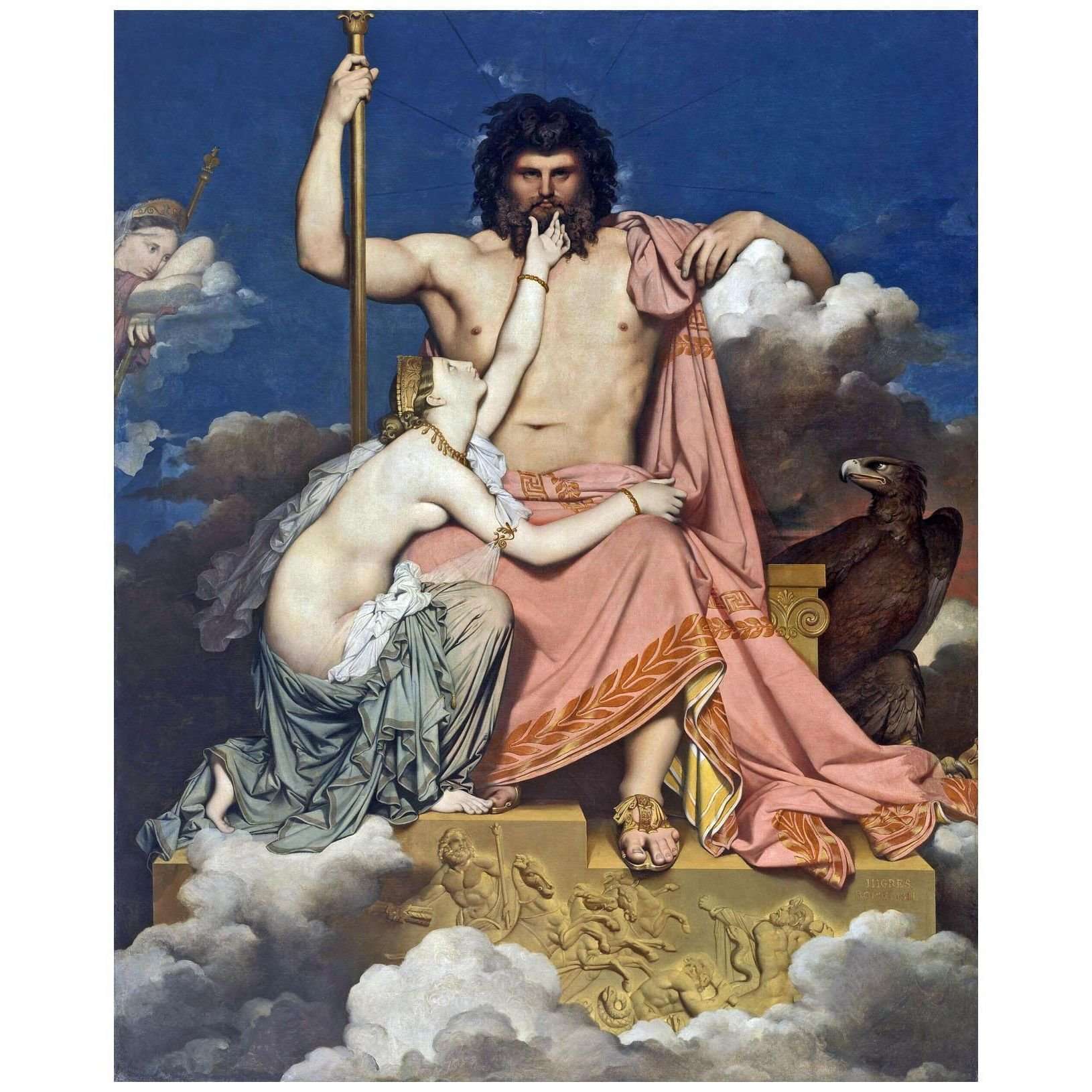   Dominique Ingres. Jupiter et Th?tis. 1811. Musee Garnet Aix-en-Provence