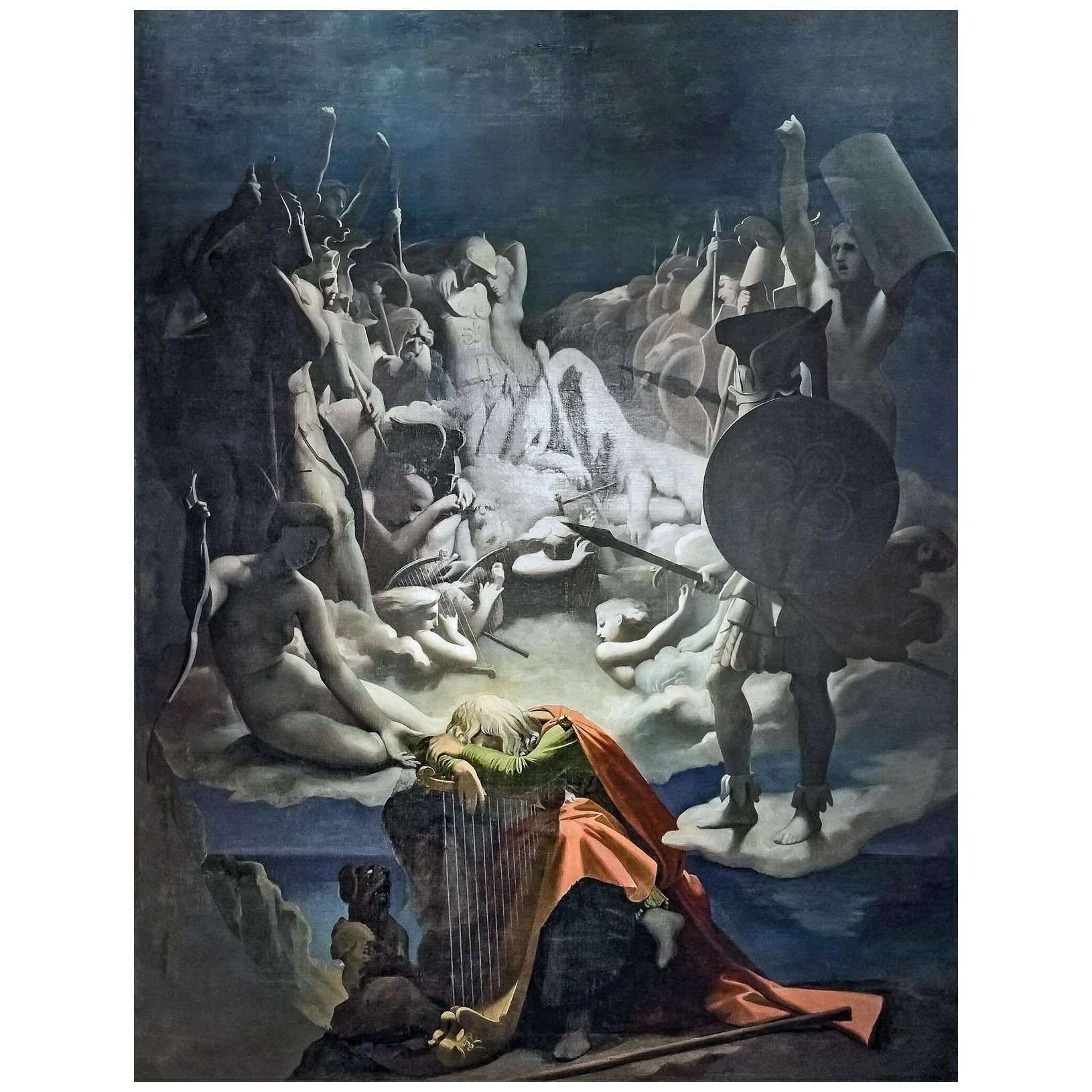    Dominique Ingres. Le songe dOssian. 1813. Musee Ingres-Bourdelle Montauban