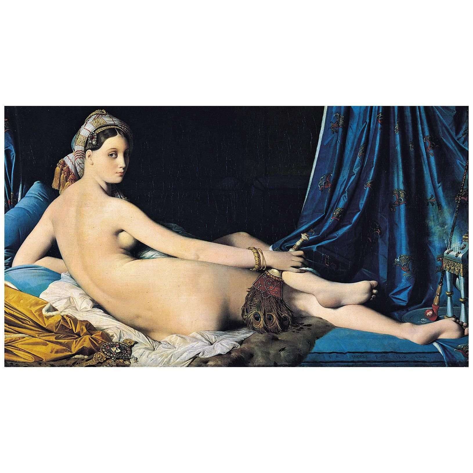    Dominique Ingres. Grande Odalisque. 1814. Musee du Louvre