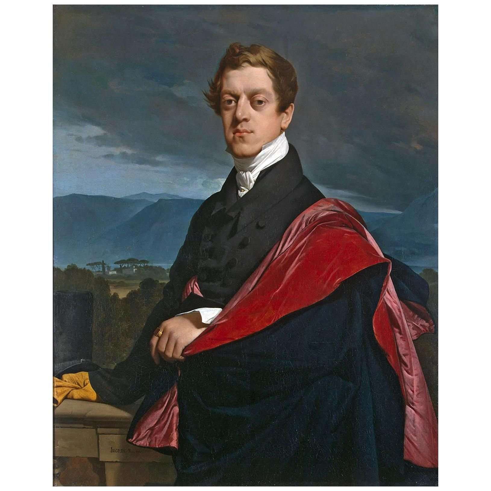    Dominique Ingres. Comte Nikolai Gouriev. 1821. Hermitage Museum