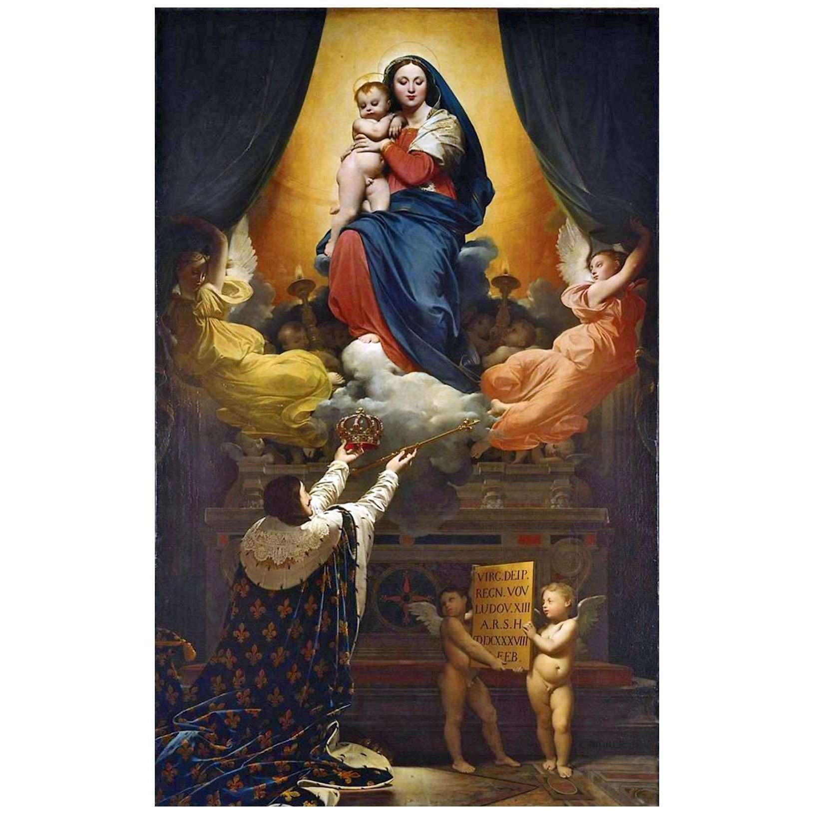   Dominique Ingres. Le voeu de Louis XIII. 1824. Montauban Cathedrale