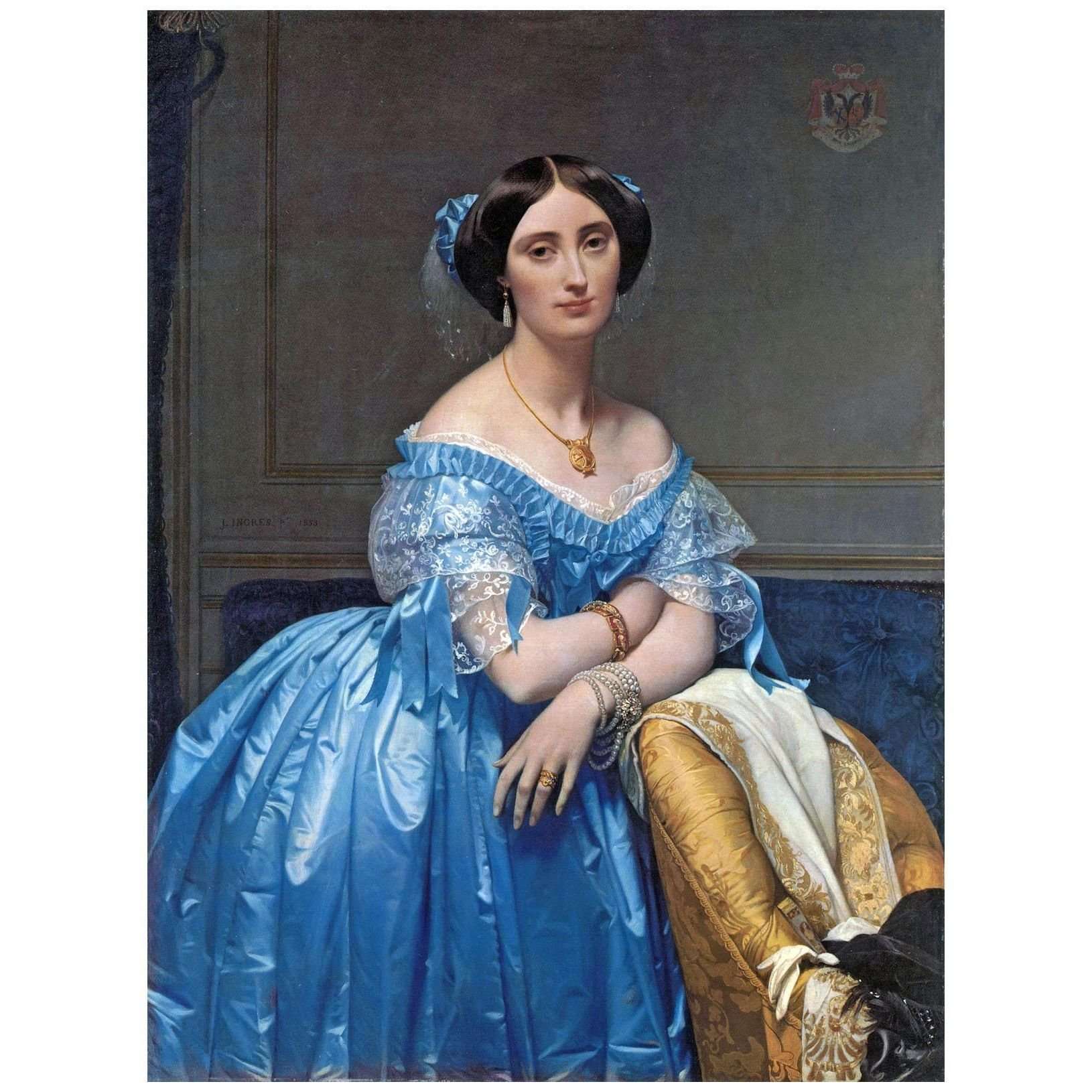    Dominique Ingres. Princesse Albert de Broglie. 1853. Metropolitan Museum NY