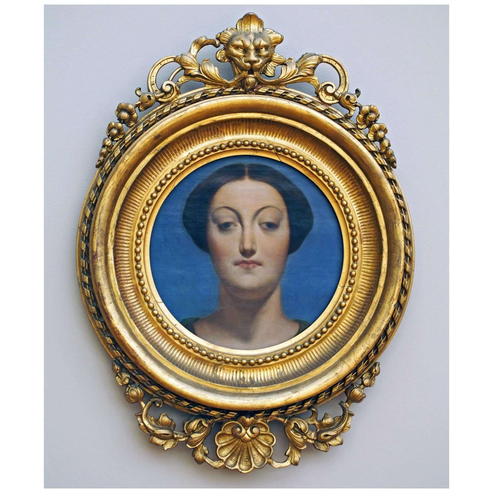    Dominique Ingres. Portrait de Mme Gaudry. 1863. Musee de Grenoble