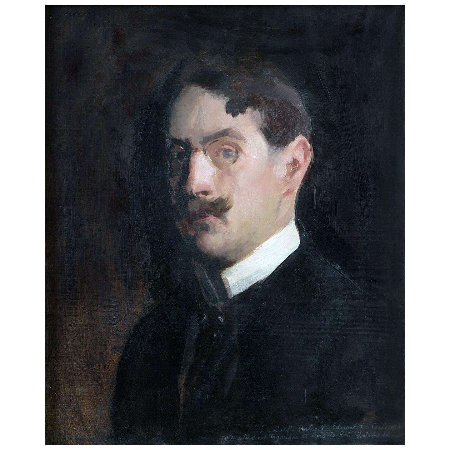  Edmund Tarbell. Self-portrait. 1889. National Academy of Design New York