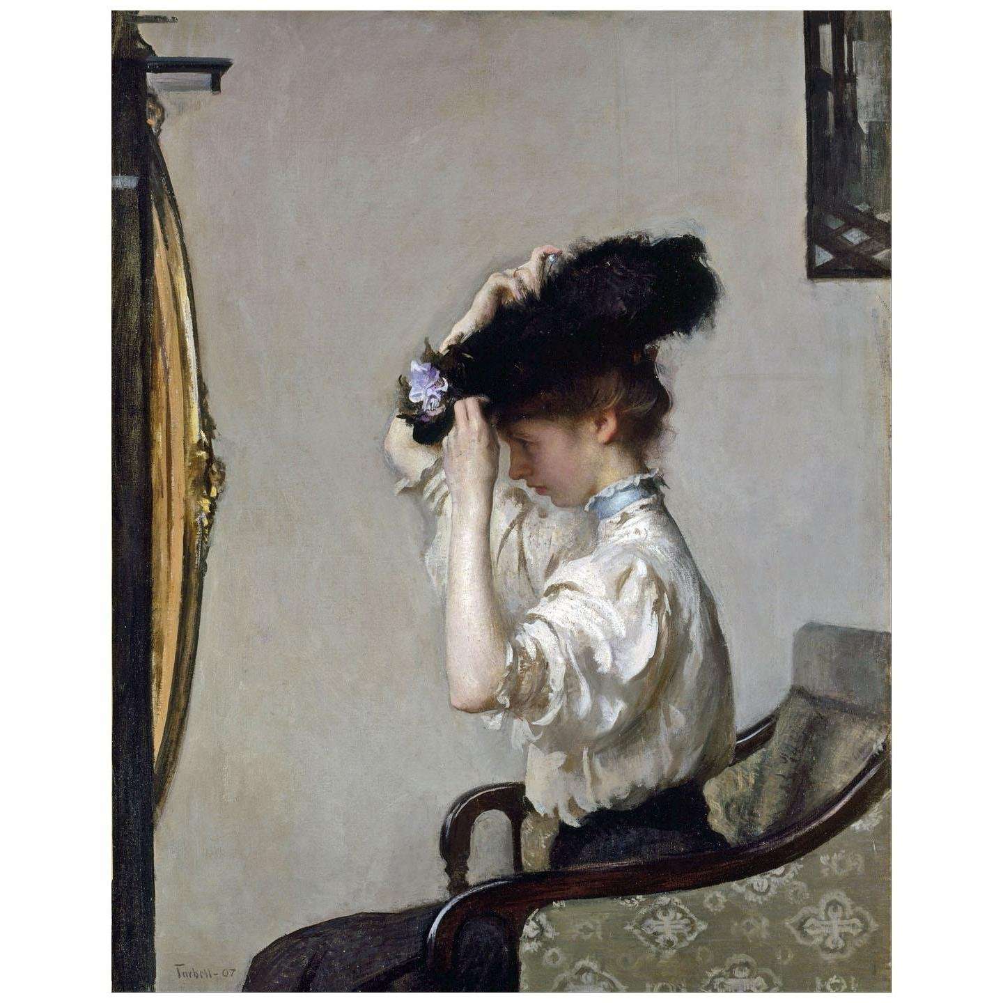  Edmund Tarbell. Preparing for the Matinee. 1907. Indianapolis Museum of Art
