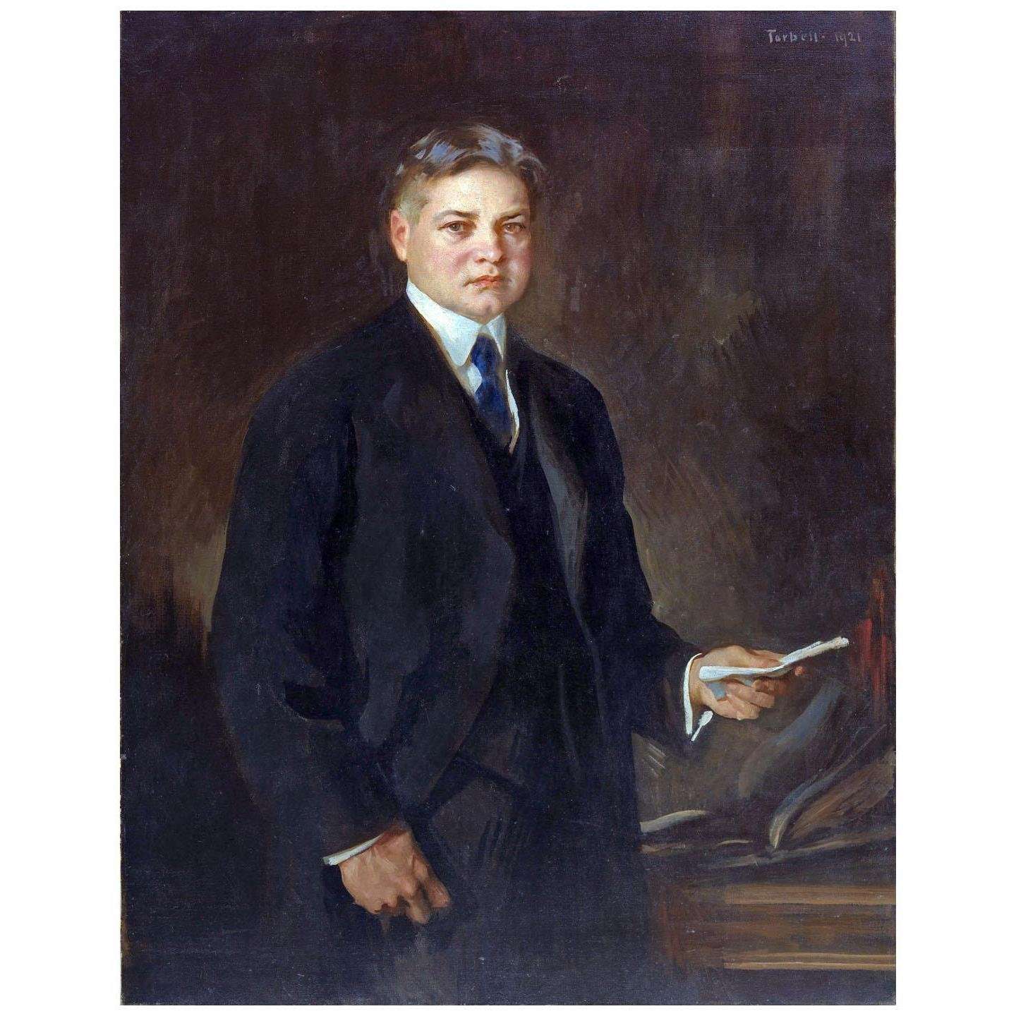  Edmund Tarbell. Herbert Hoover. 1921. National Portrait Gallery Washington