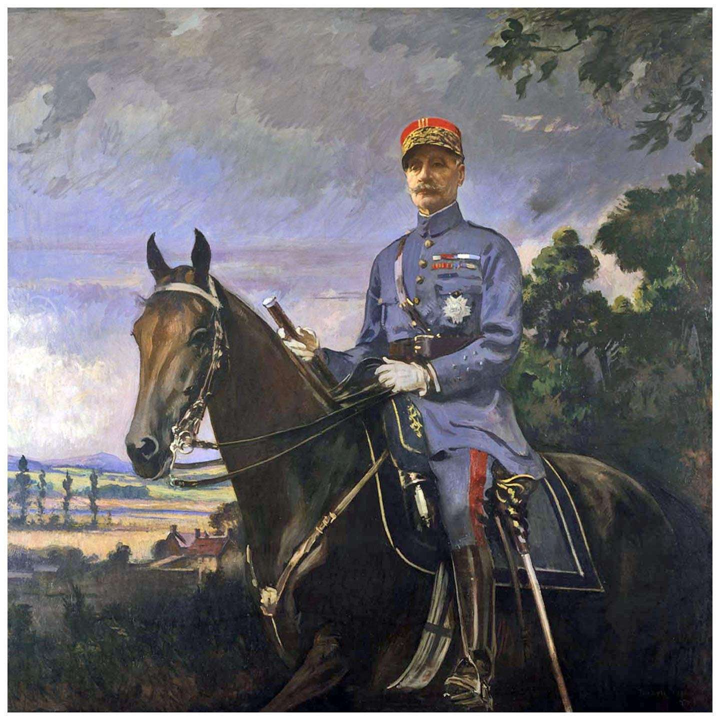  Edmund Tarbell. Marshal Ferdinand Foch. 1923. Smithsonian Art Museum Washington