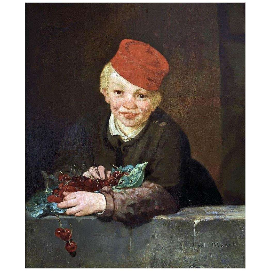  Edouard Manet. Garcon avec cerise. 1859. Museu Calouste Gulbenkian