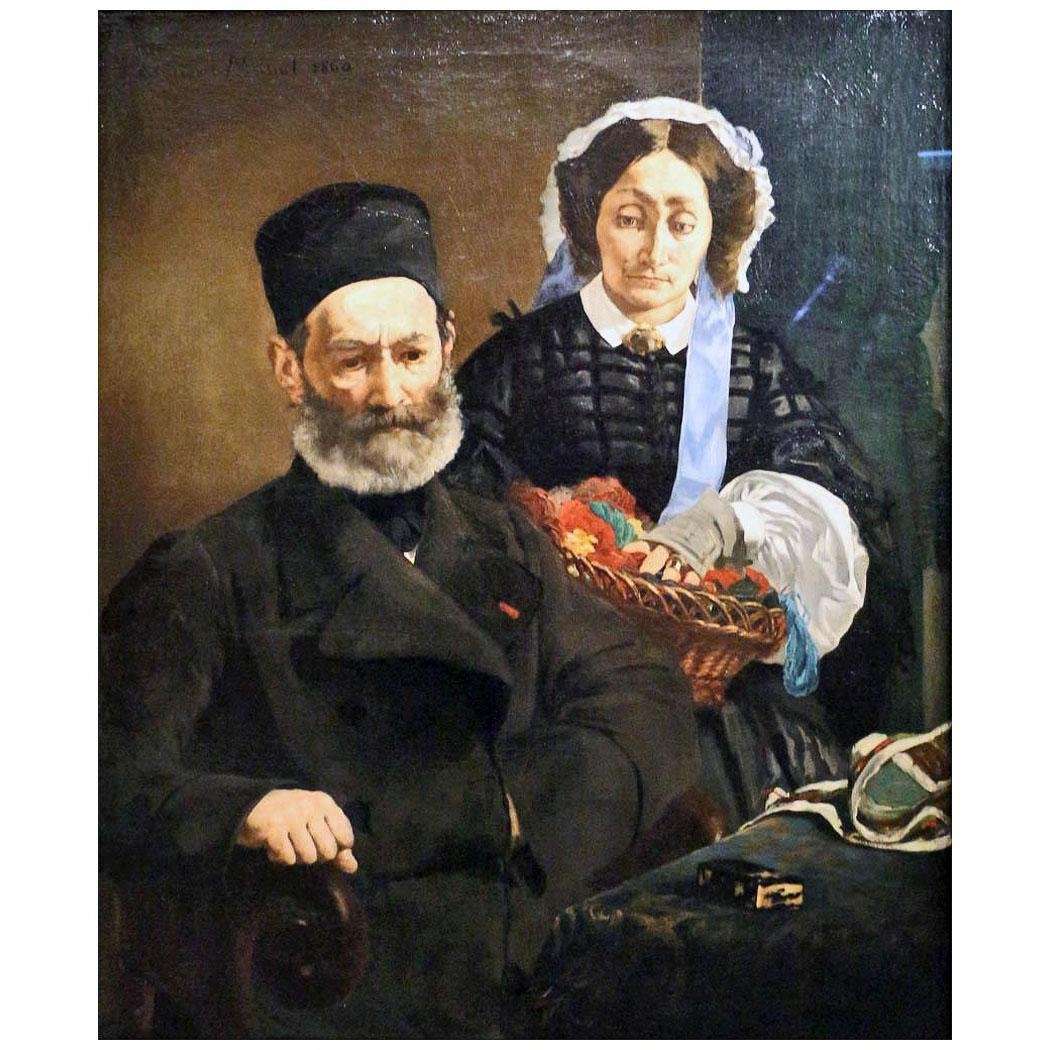  Edouard Manet. Monsieur et Madame Manet. 1860. Musee dOrsay