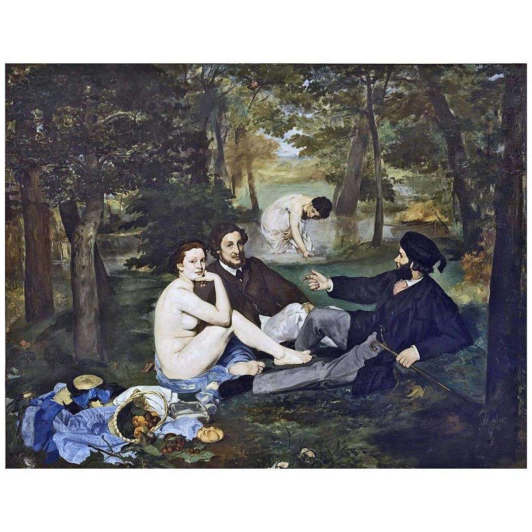  Edouard Manet. Le dejeuner sur lherbe. 1863. Musee dOrsay