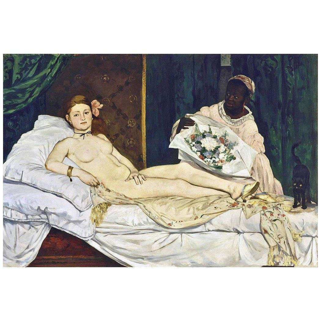  Edouard Manet. Olympia. 1863. Musee dOrsay