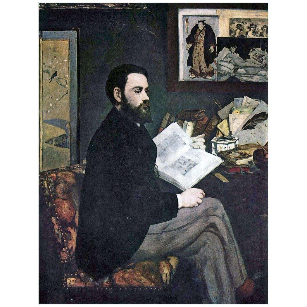  Edouard Manet. Emile Zola. 1868. Musee dOrsay