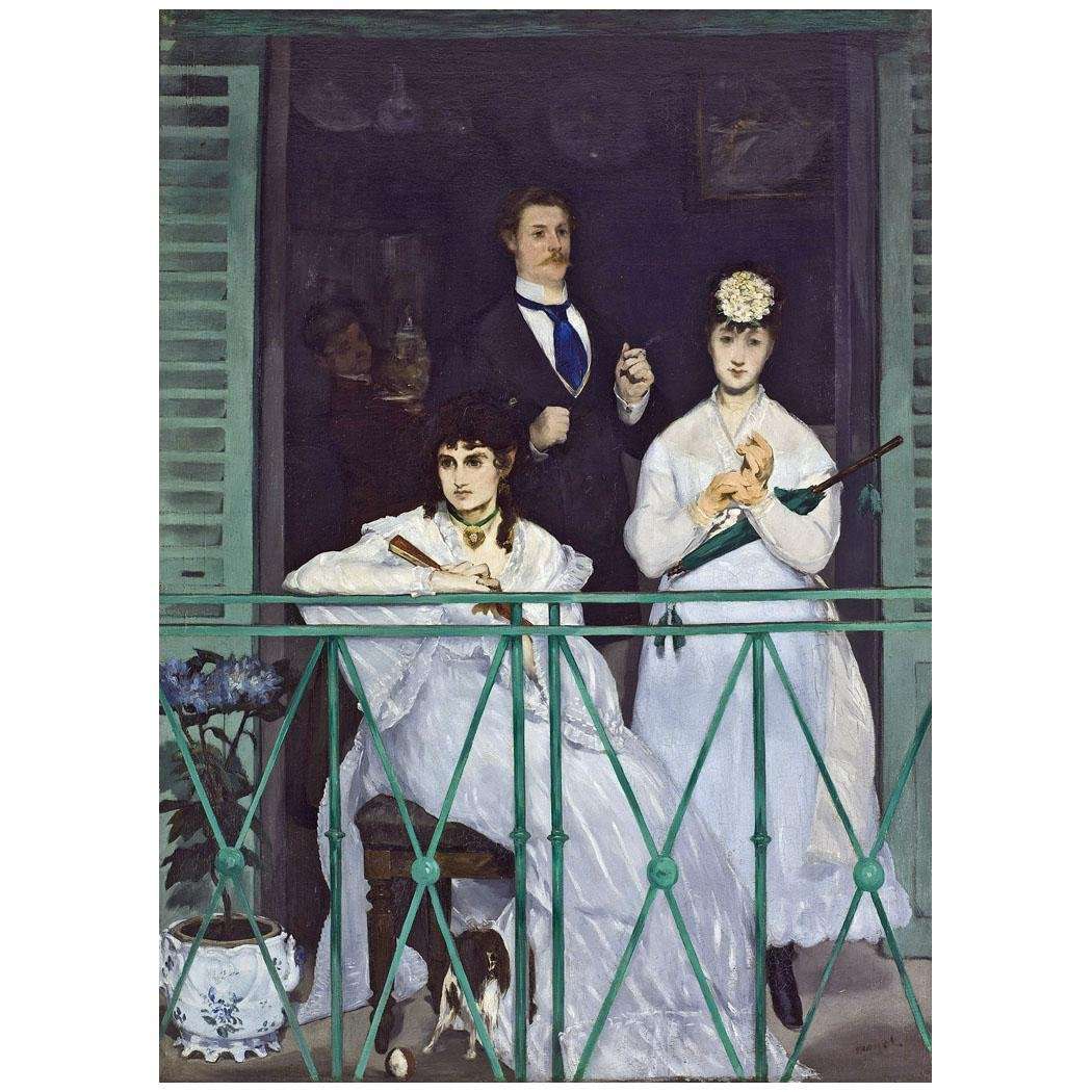  Edouard Manet. La balcon. 1869. Musee dOrsay